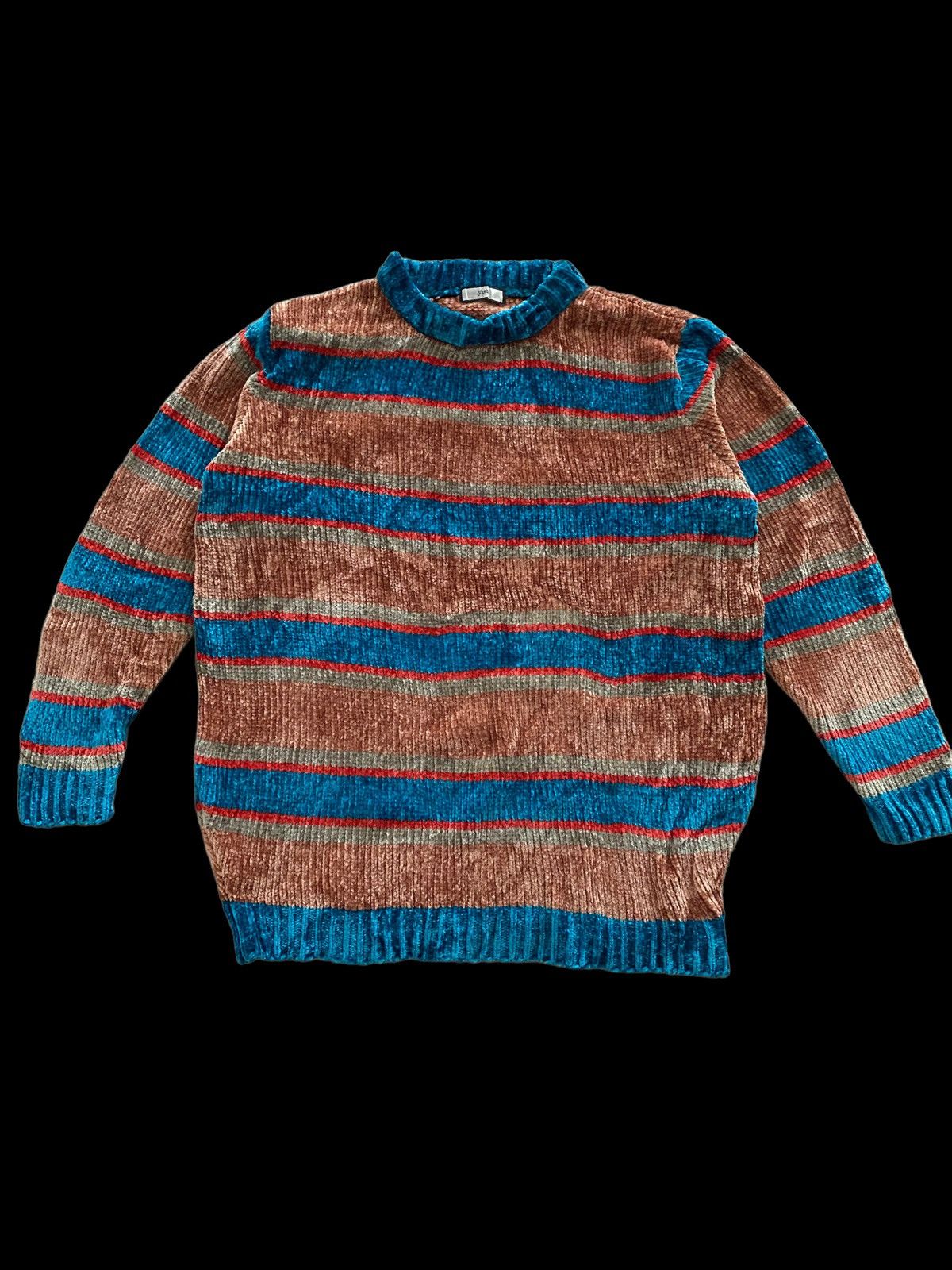 Japanese Brand × Rei Kawakubo Jouetie Velvet Knitwear Sweater mutlicolour designe rare Size US M / EU 48-50 / 2 - 10 Thumbnail