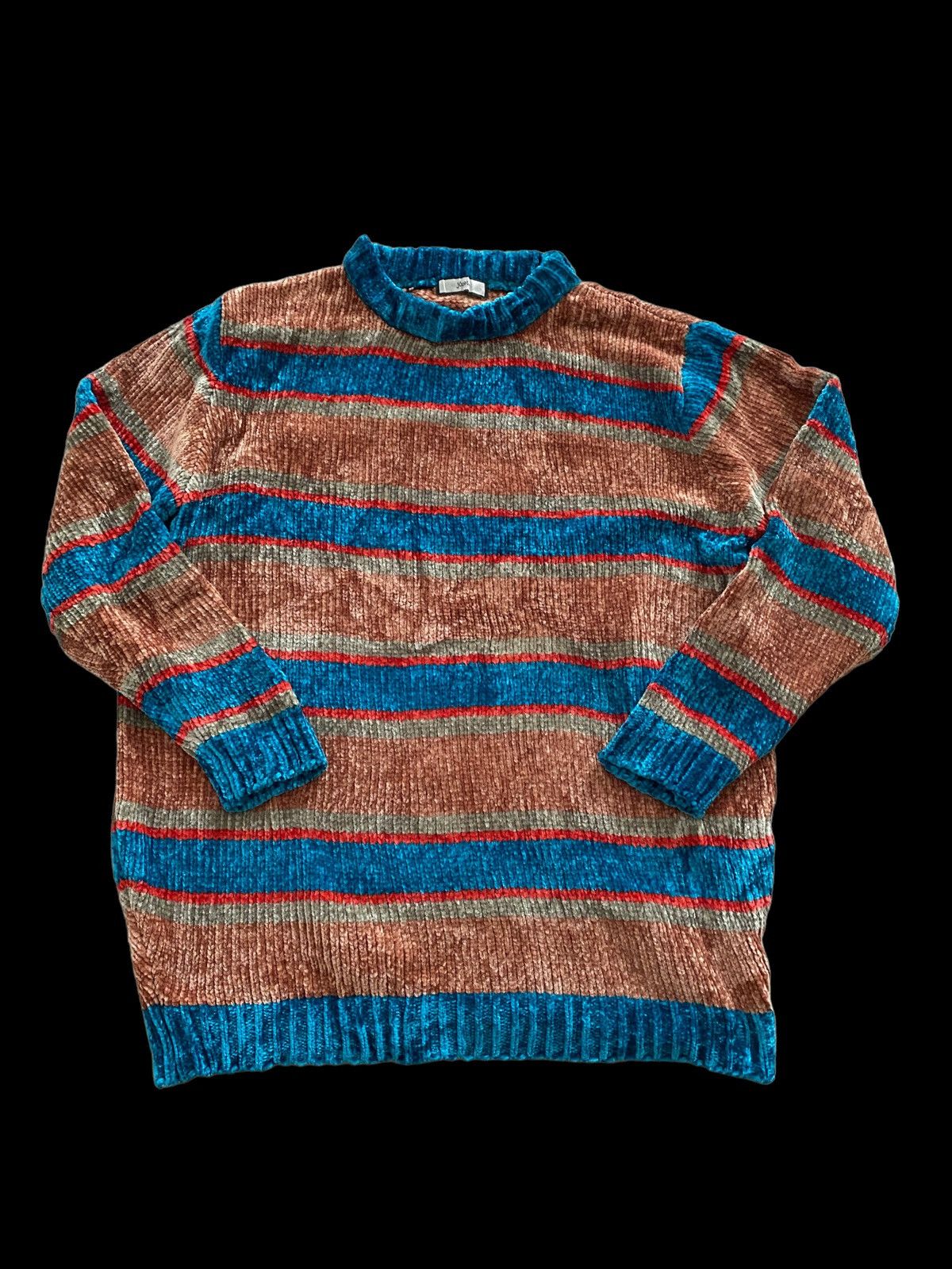 Japanese Brand × Rei Kawakubo Jouetie Velvet Knitwear Sweater mutlicolour designe rare Size US M / EU 48-50 / 2 - 5 Thumbnail