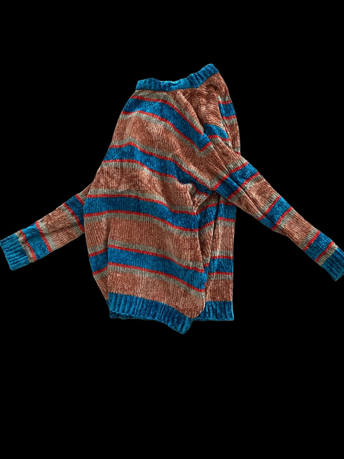 Japanese Brand × Rei Kawakubo Jouetie Velvet Knitwear Sweater mutlicolour designe rare Size US M / EU 48-50 / 2 - 4 Thumbnail