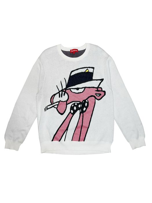 Supreme pink outlet panther sweater