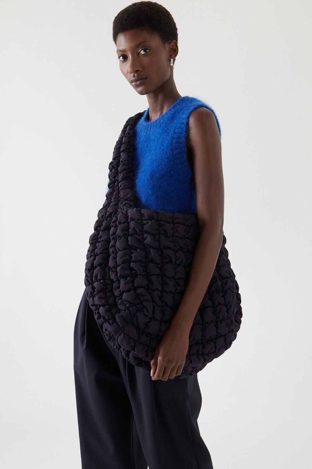 COS + Recycled Polyester Quilted Oversized Shoulder Bag