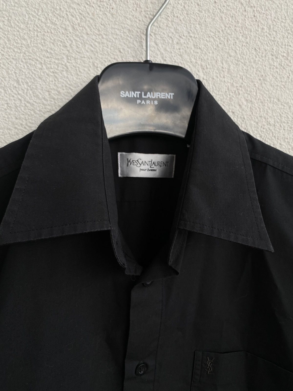 Yves Saint Laurent Black YSL Shirt Yves Saint Laurent Shirt Size US M / EU 48-50 / 2 - 8 Thumbnail