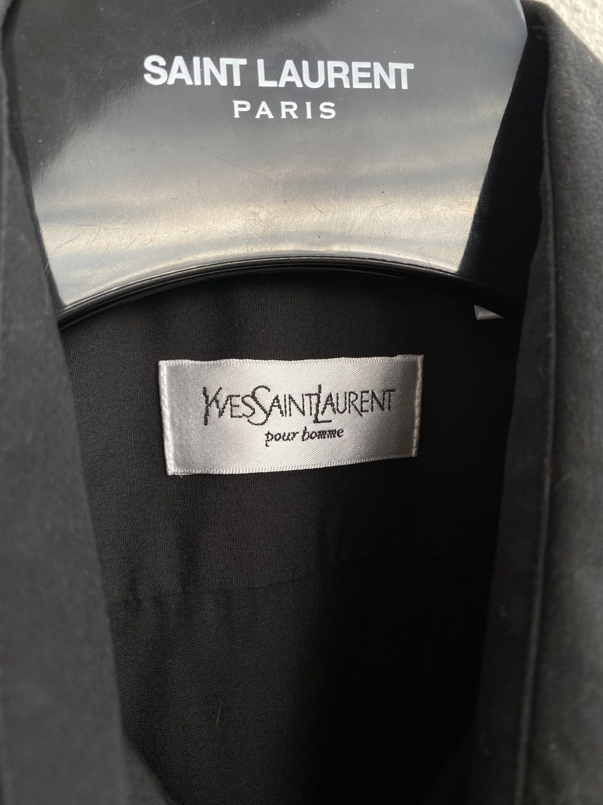 Yves Saint Laurent Black YSL Shirt Yves Saint Laurent Shirt Size US M / EU 48-50 / 2 - 5 Thumbnail
