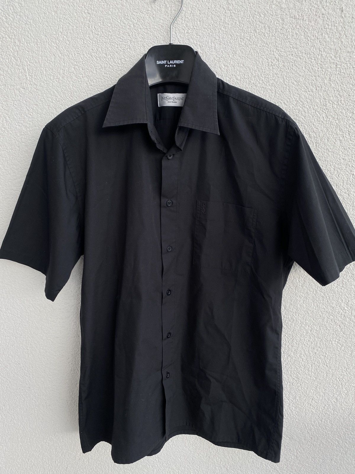 Yves Saint Laurent Black YSL Shirt Yves Saint Laurent Shirt Size US M / EU 48-50 / 2 - 9 Thumbnail