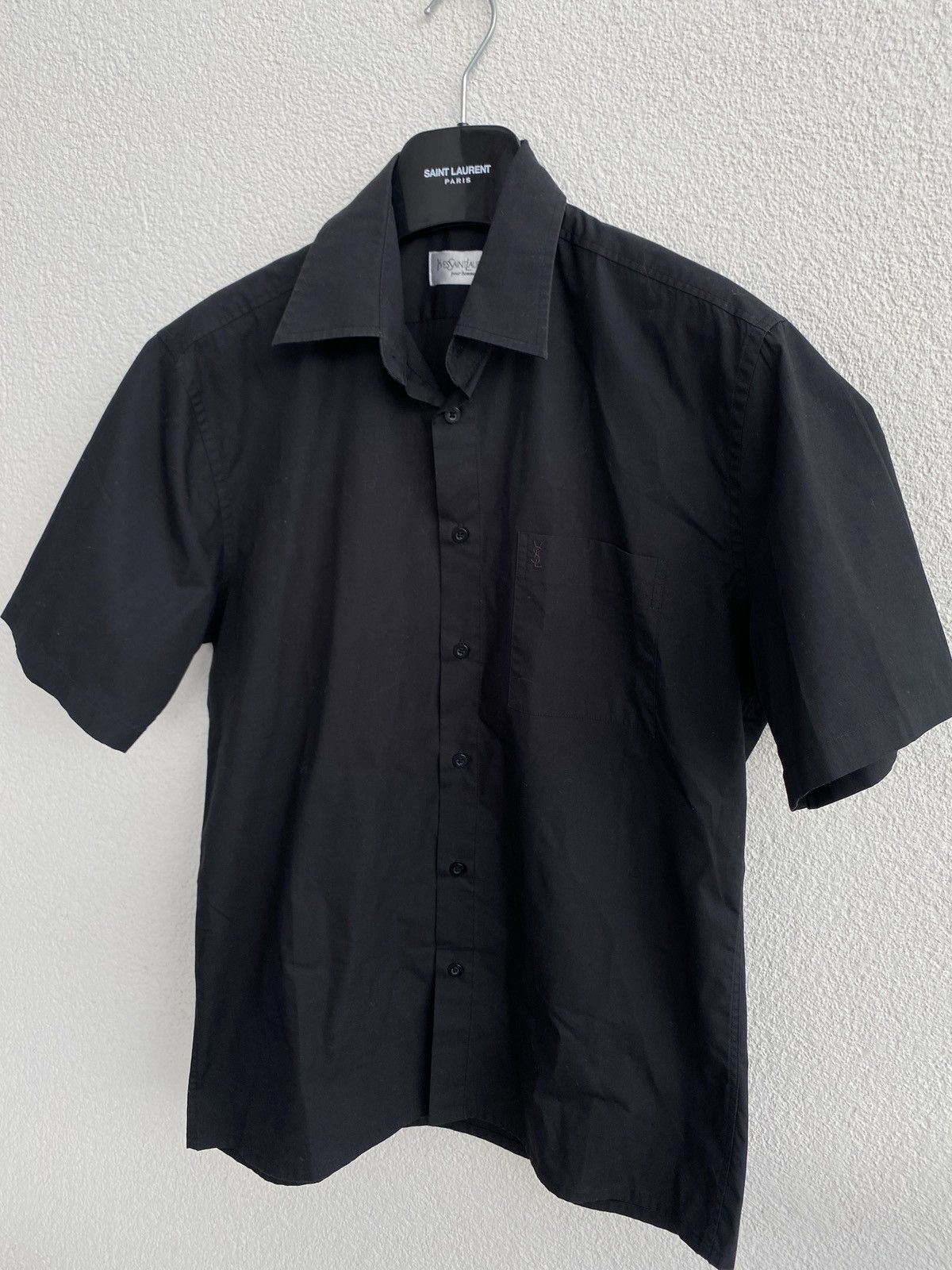 Yves Saint Laurent Black YSL Shirt Yves Saint Laurent Shirt Size US M / EU 48-50 / 2 - 4 Thumbnail