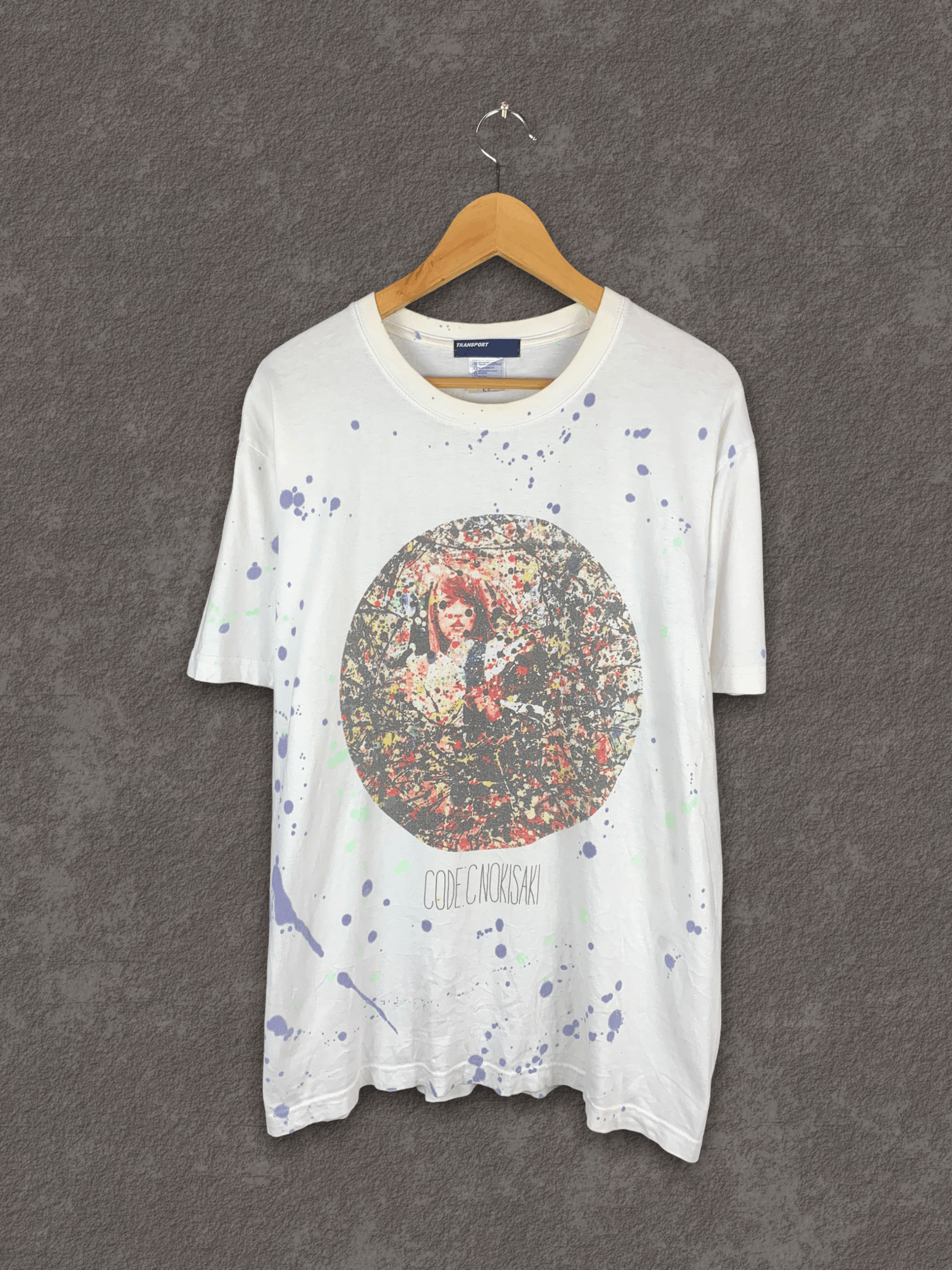Japanese Brand Rare! Code C x Nokisaki Paint Drip Splatter Bleach Tee Size US L / EU 52-54 / 3 - 1 Thumbnail