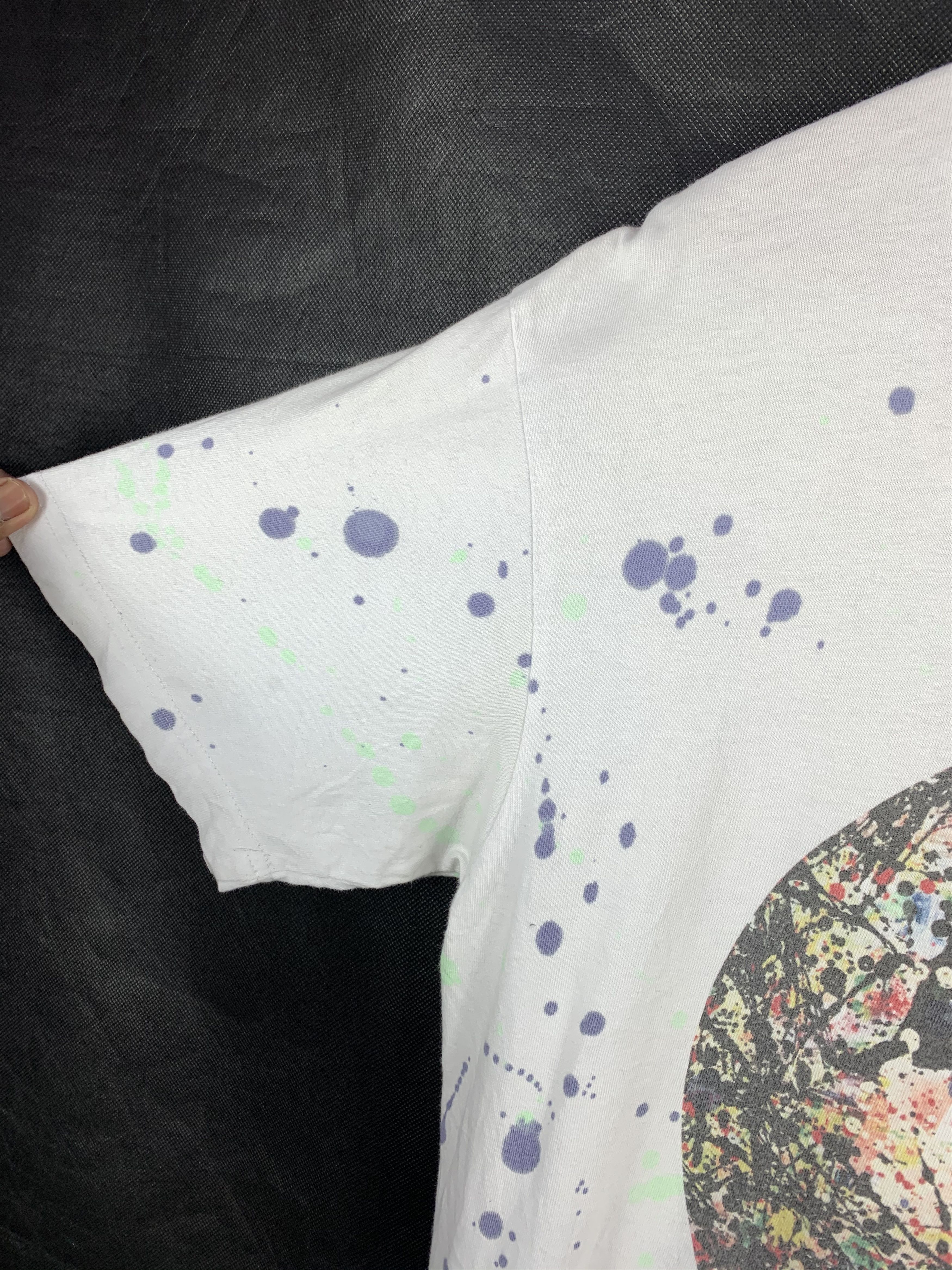 Japanese Brand Rare! Code C x Nokisaki Paint Drip Splatter Bleach Tee Size US L / EU 52-54 / 3 - 5 Thumbnail