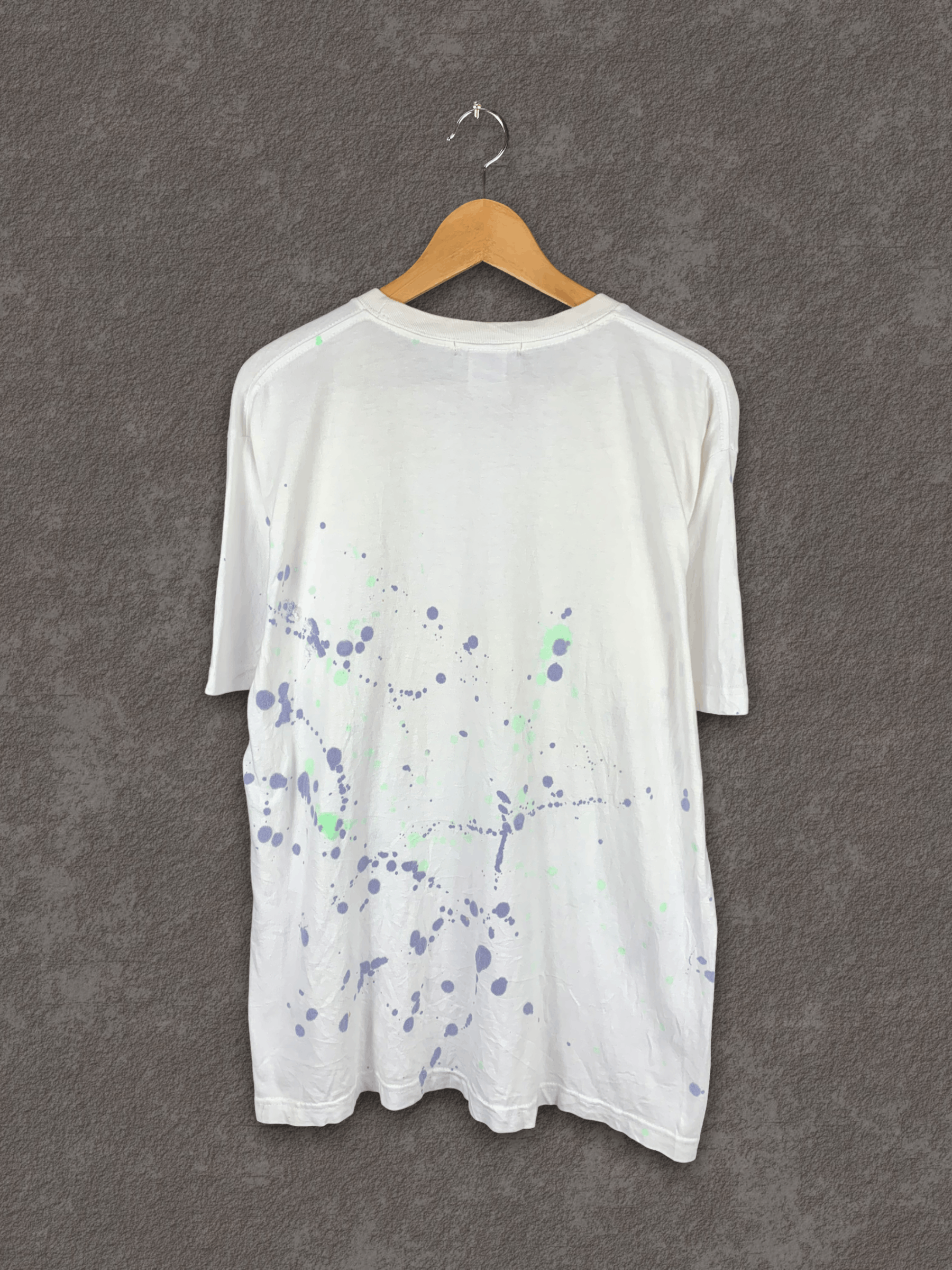 Japanese Brand Rare! Code C x Nokisaki Paint Drip Splatter Bleach Tee Size US L / EU 52-54 / 3 - 2 Thumbnail