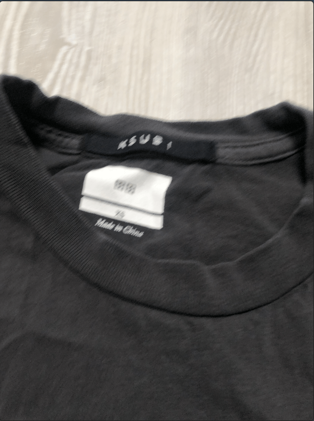 Ksubi Ksubi Charcoal Black T-shirt Size US M / EU 48-50 / 2 - 6 Thumbnail