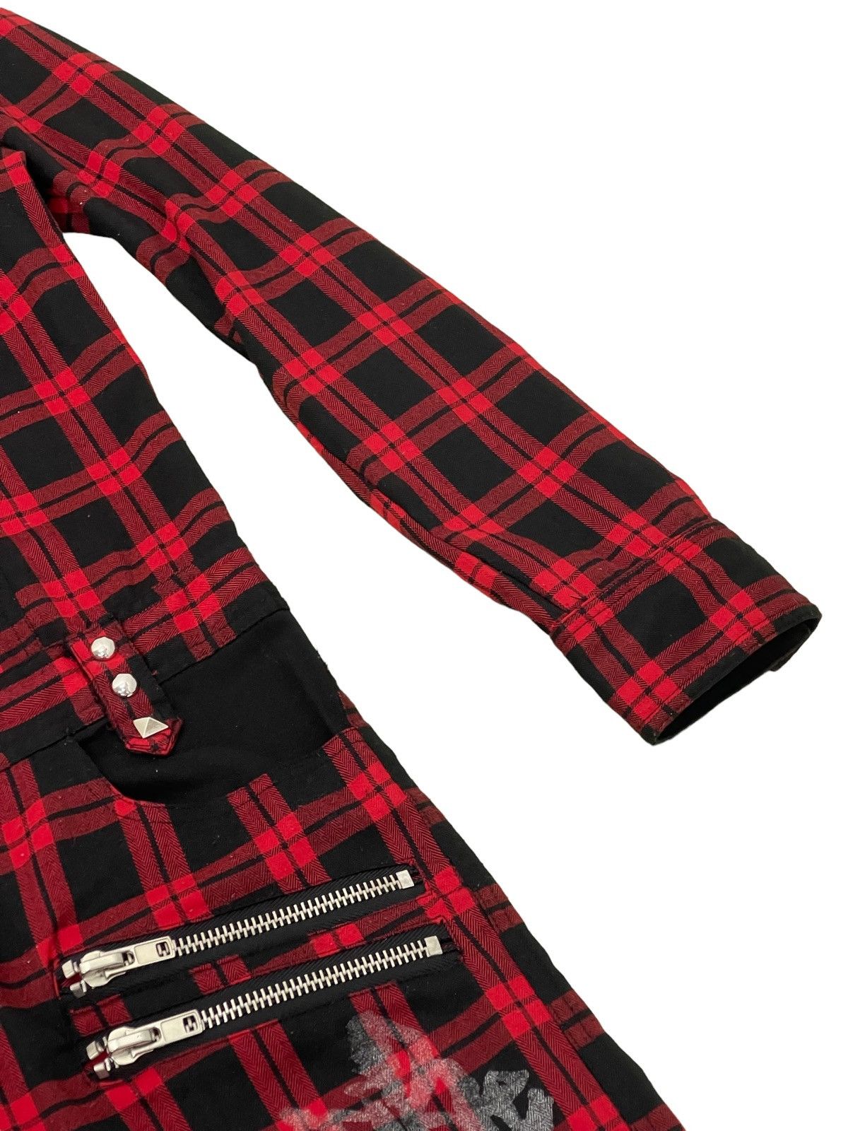 Japanese Brand Punk Jumpsuit Sex Pot Revenge Tartan Skulls 4🟩2 Size US S / EU 44-46 / 1 - 9 Thumbnail