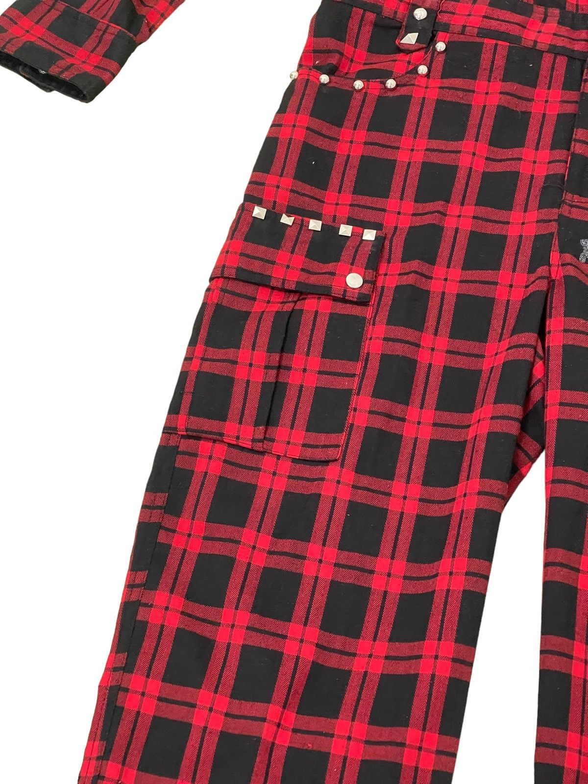 Japanese Brand Punk Jumpsuit Sex Pot Revenge Tartan Skulls 4🟩2 Size US S / EU 44-46 / 1 - 6 Thumbnail