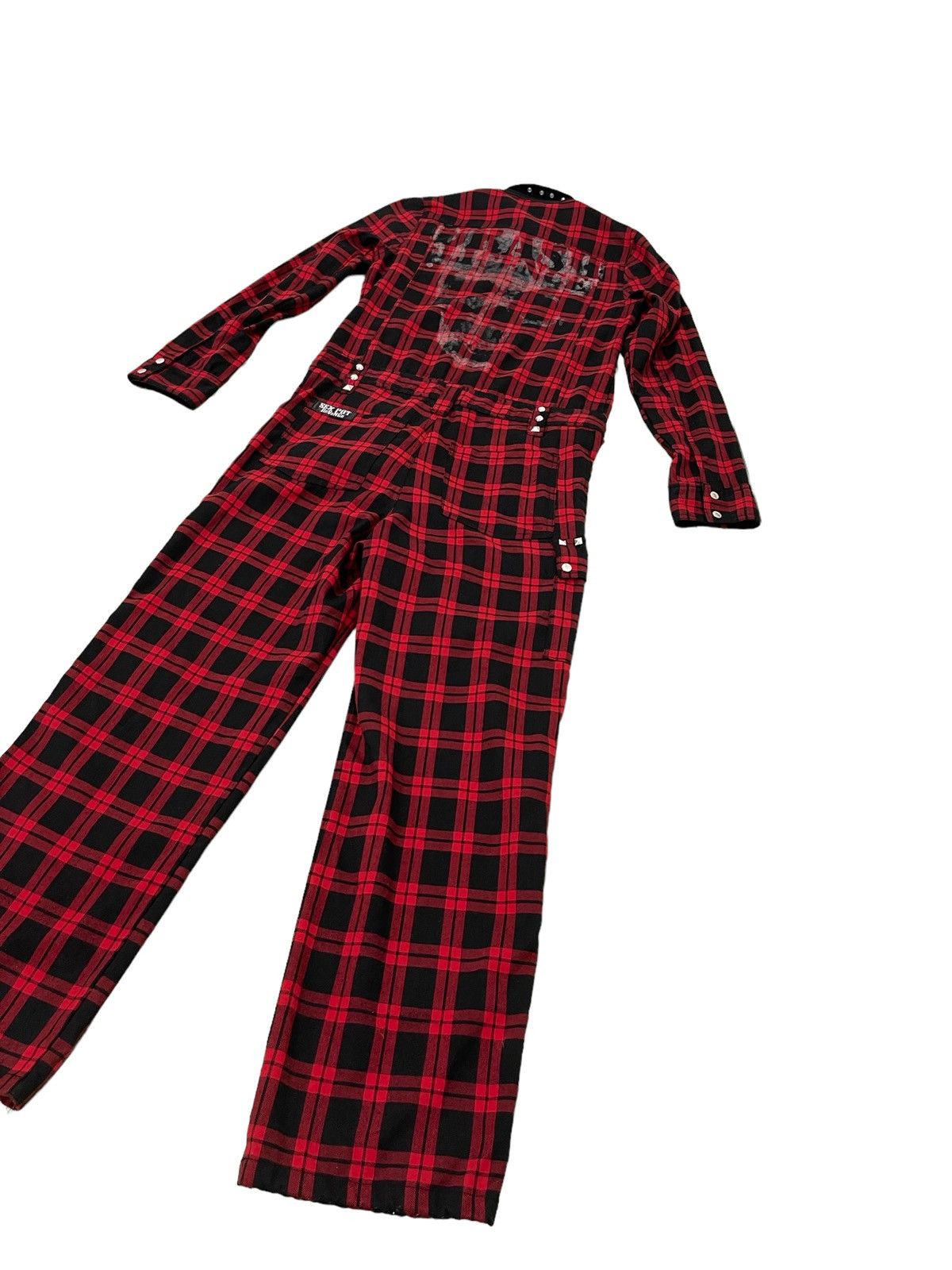 Japanese Brand Punk Jumpsuit Sex Pot Revenge Tartan Skulls 4🟩2 Size US S / EU 44-46 / 1 - 15 Thumbnail