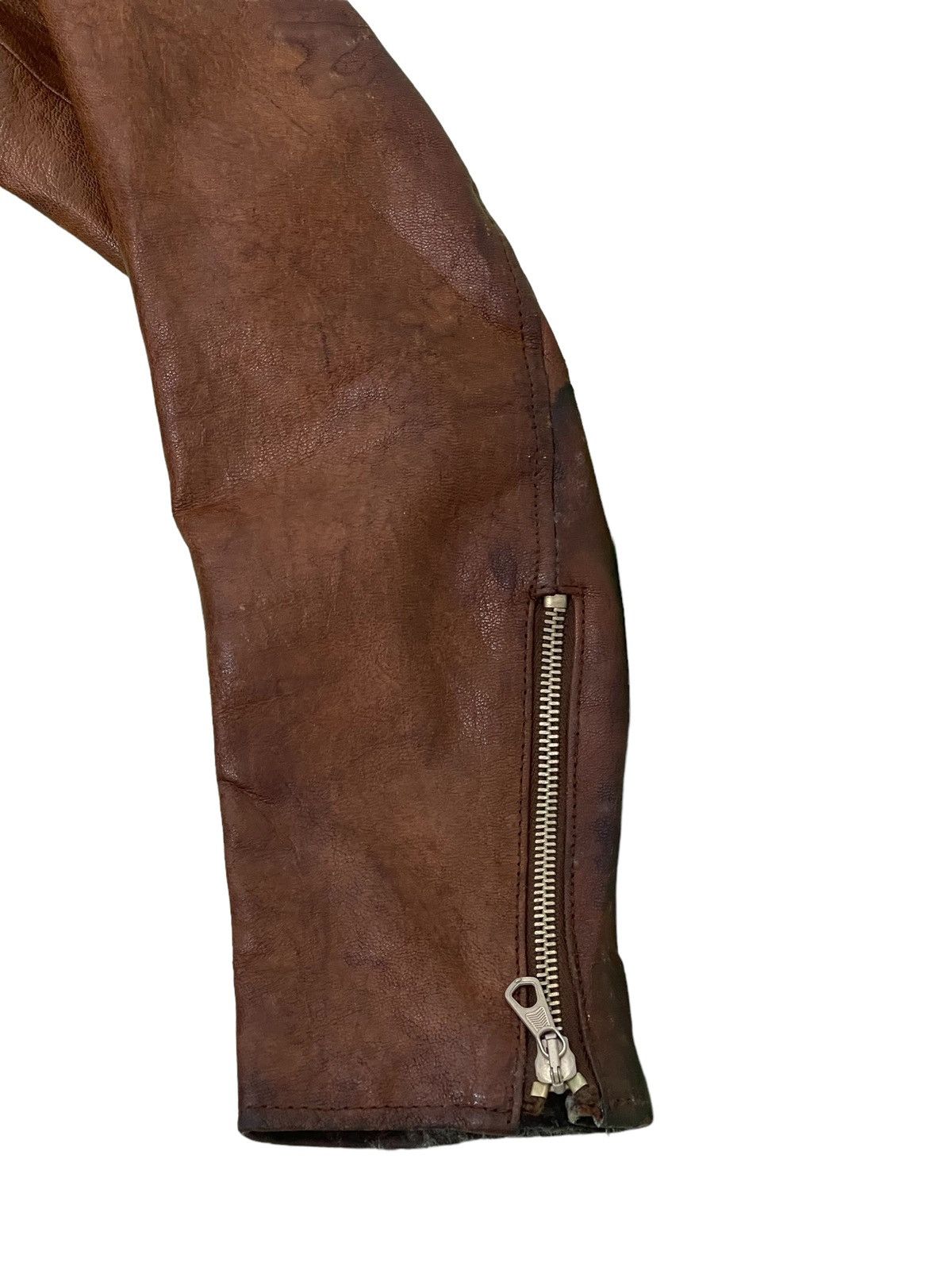 Japanese Brand Goat Skin Double Collar Bark Tannage Japan 4🟩2 Size US S / EU 44-46 / 1 - 4 Thumbnail