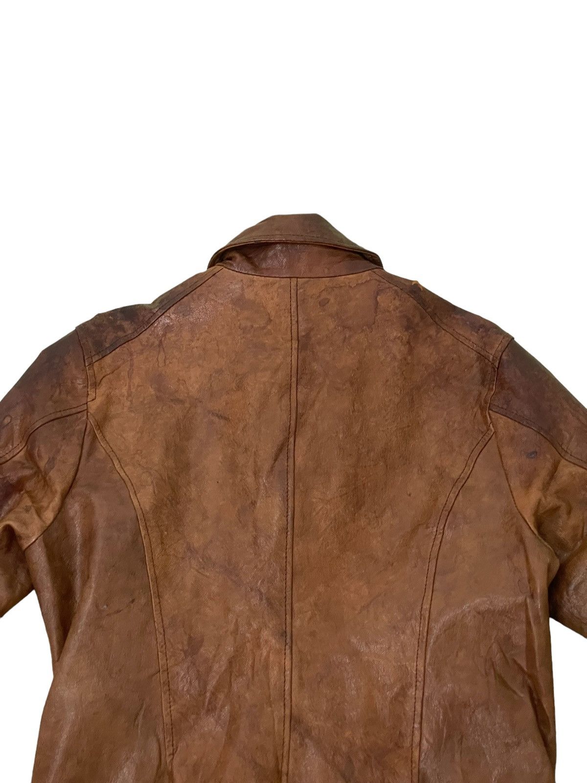 Japanese Brand Goat Skin Double Collar Bark Tannage Japan 4🟩2 Size US S / EU 44-46 / 1 - 21 Thumbnail