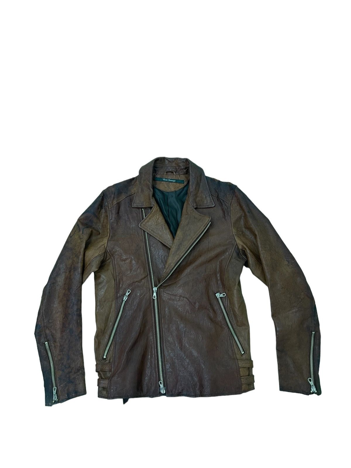 Japanese Brand Goat Skin Double Collar Bark Tannage Japan 4🟩2 Size US S / EU 44-46 / 1 - 3 Thumbnail