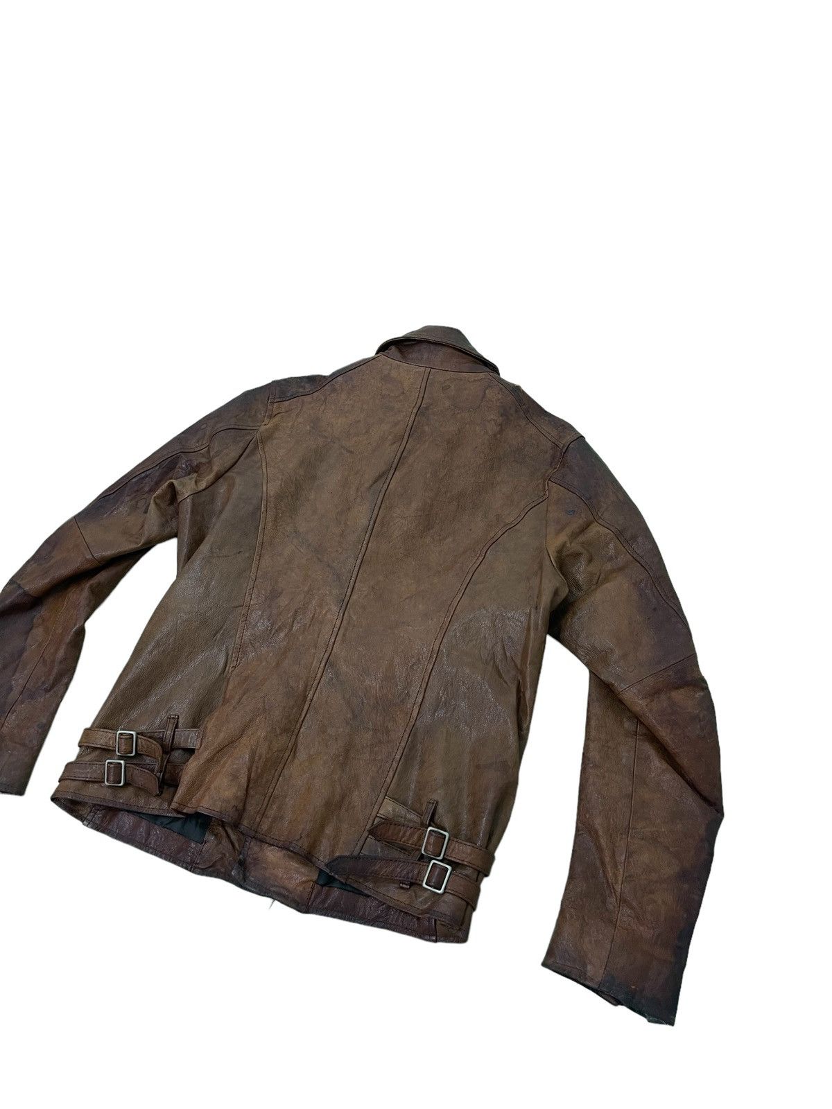 Japanese Brand Goat Skin Double Collar Bark Tannage Japan 4🟩2 Size US S / EU 44-46 / 1 - 16 Thumbnail
