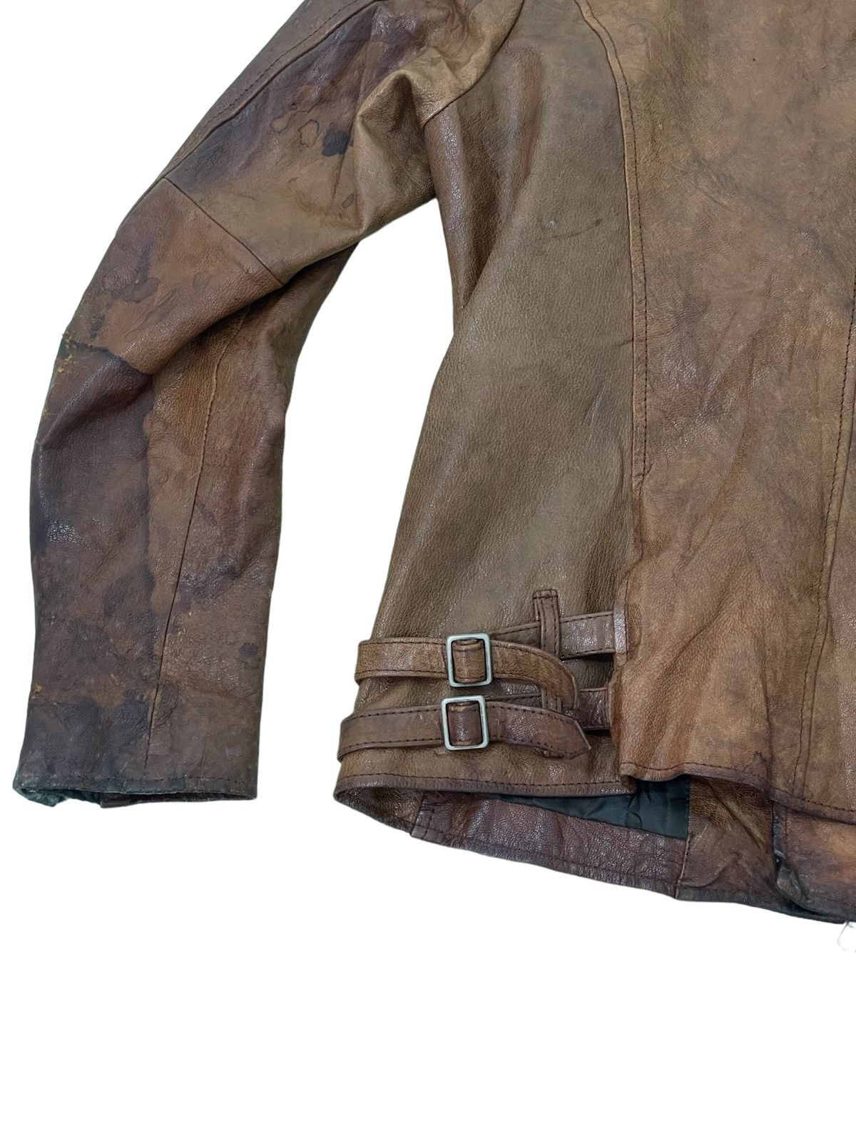 Japanese Brand Goat Skin Double Collar Bark Tannage Japan 4🟩2 Size US S / EU 44-46 / 1 - 19 Thumbnail
