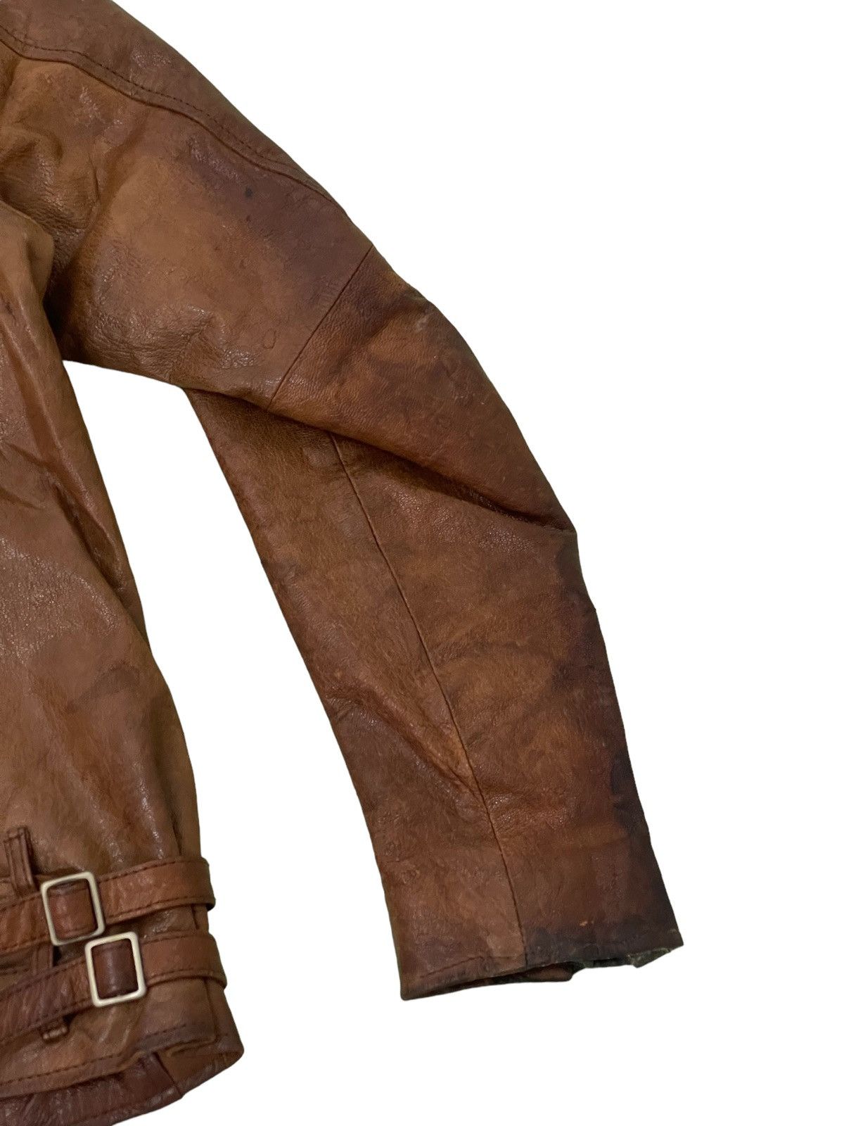Japanese Brand Goat Skin Double Collar Bark Tannage Japan 4🟩2 Size US S / EU 44-46 / 1 - 20 Thumbnail