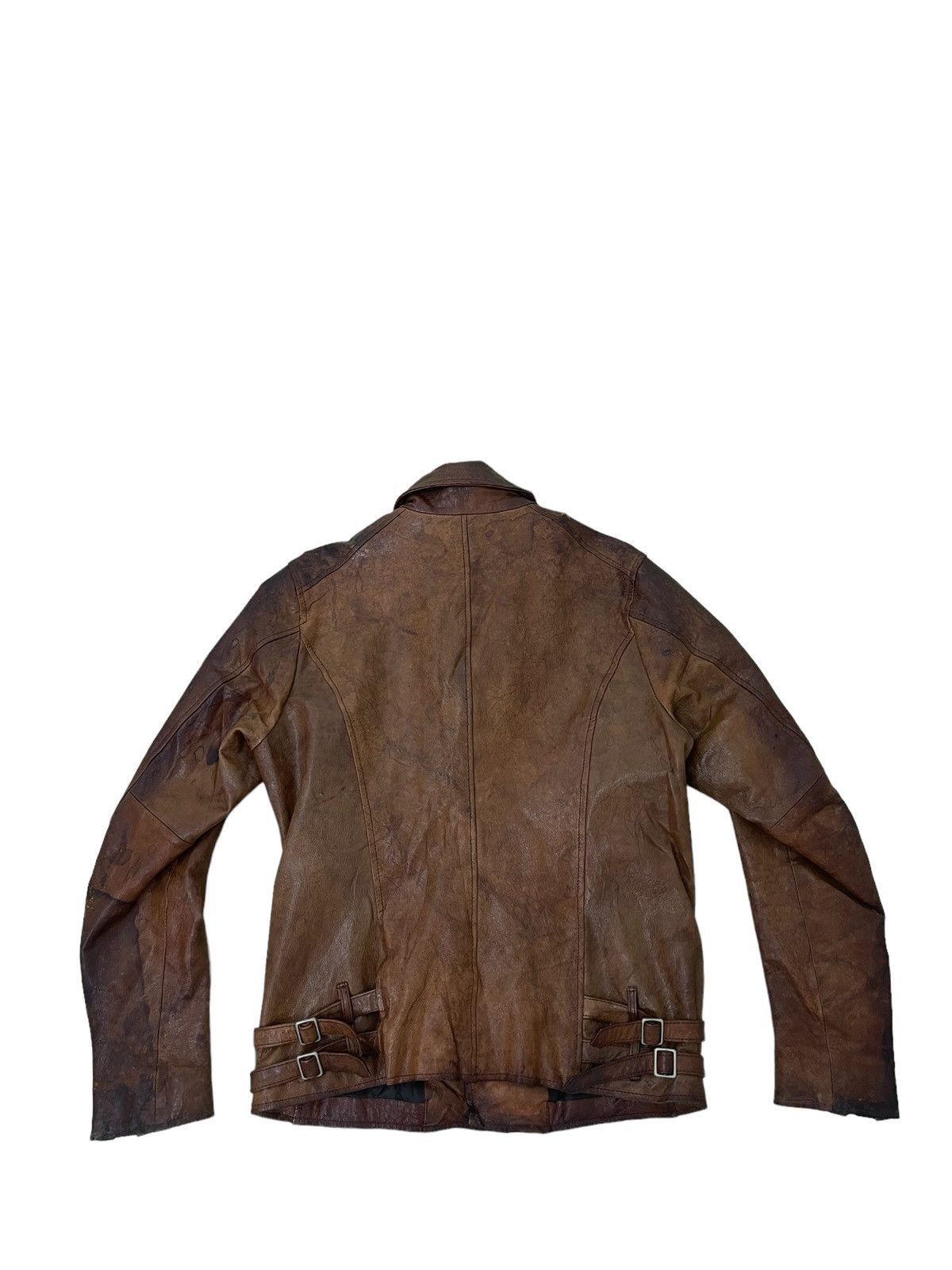 Japanese Brand Goat Skin Double Collar Bark Tannage Japan 4🟩2 Size US S / EU 44-46 / 1 - 14 Thumbnail
