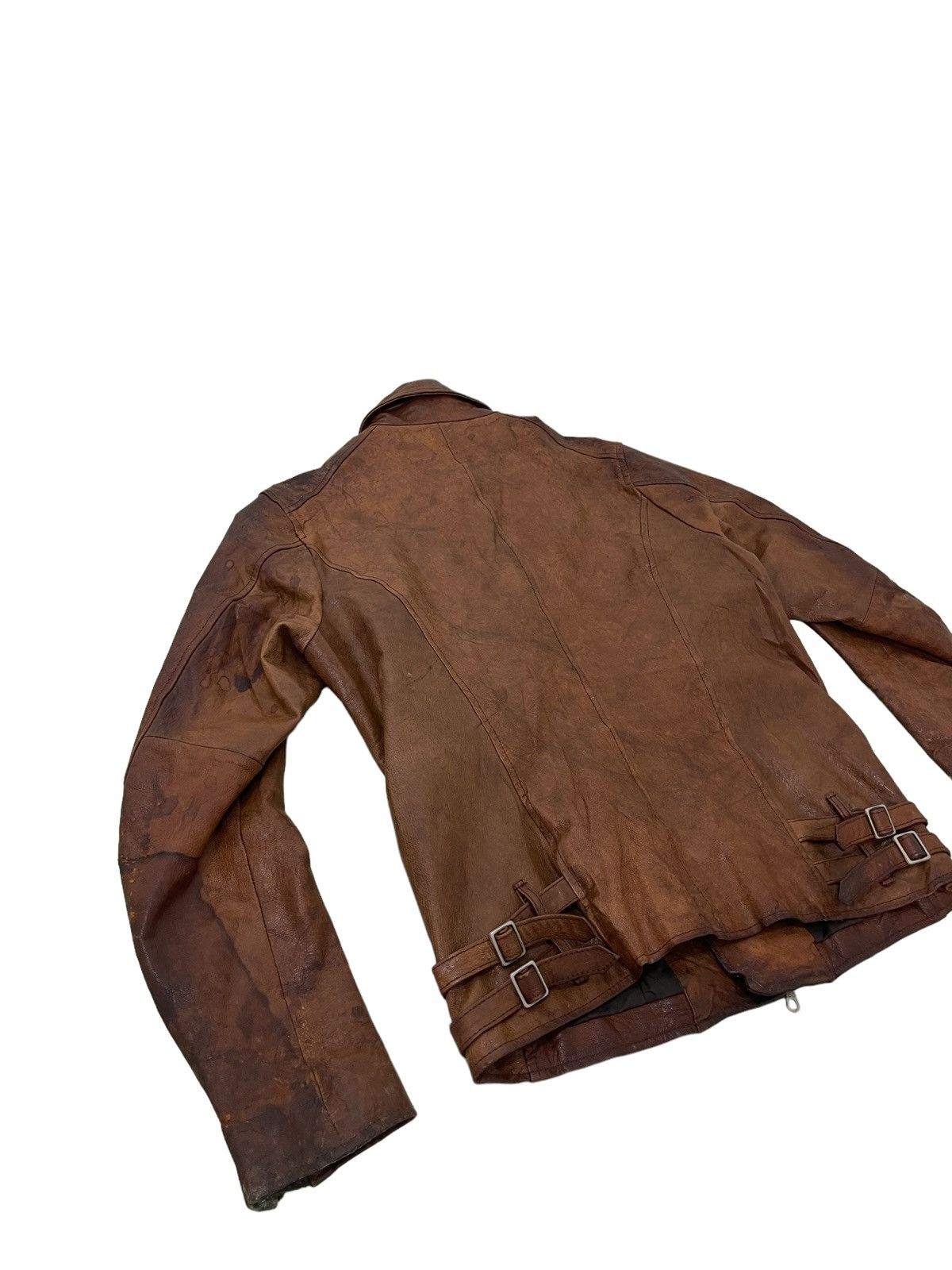 Japanese Brand Goat Skin Double Collar Bark Tannage Japan 4🟩2 Size US S / EU 44-46 / 1 - 15 Thumbnail