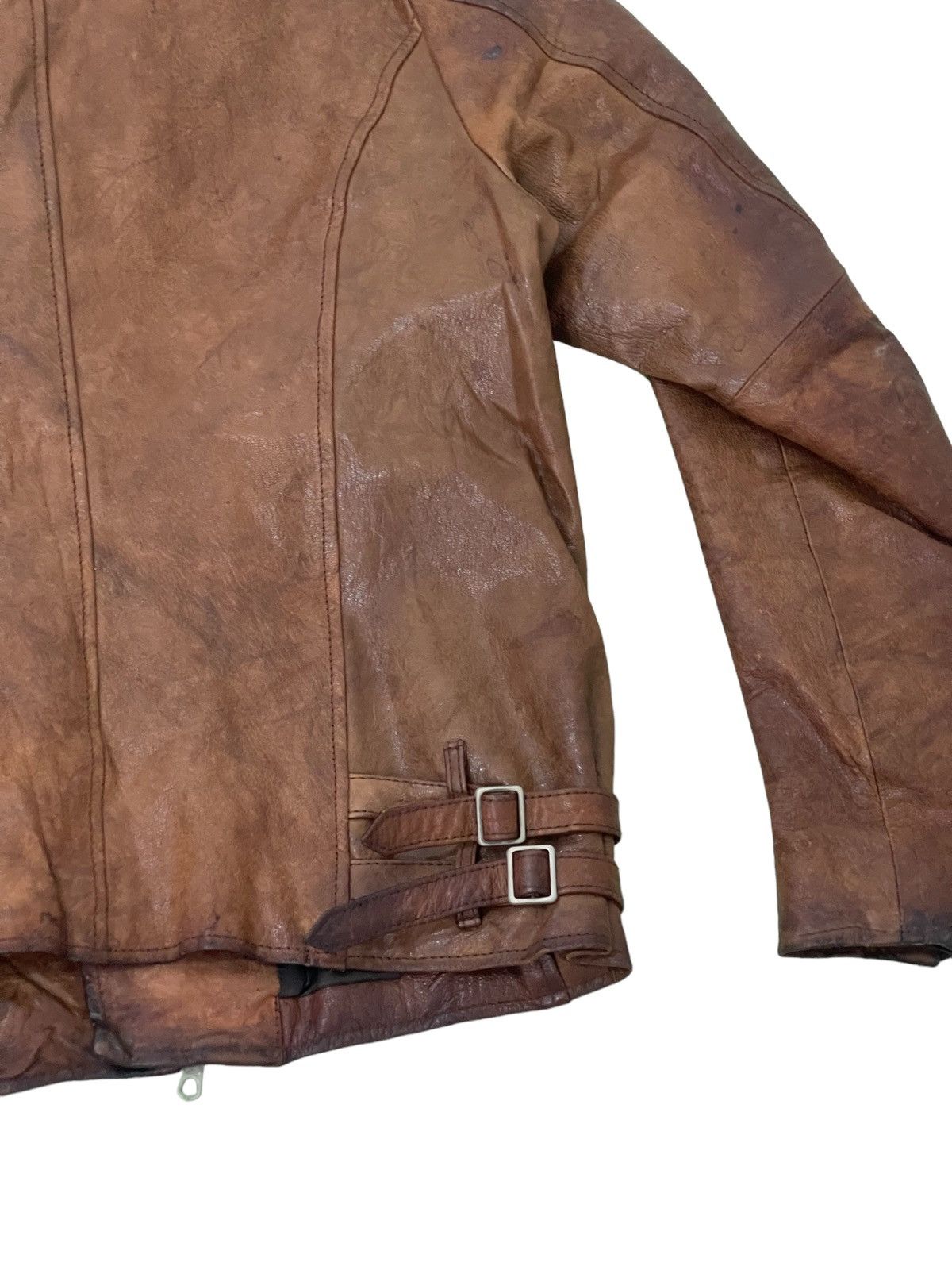 Japanese Brand Goat Skin Double Collar Bark Tannage Japan 4🟩2 Size US S / EU 44-46 / 1 - 18 Thumbnail
