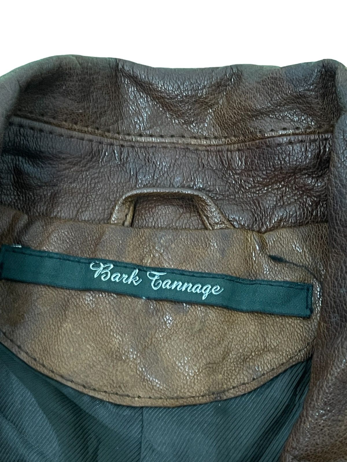 Japanese Brand Goat Skin Double Collar Bark Tannage Japan 4🟩2 Size US S / EU 44-46 / 1 - 12 Thumbnail