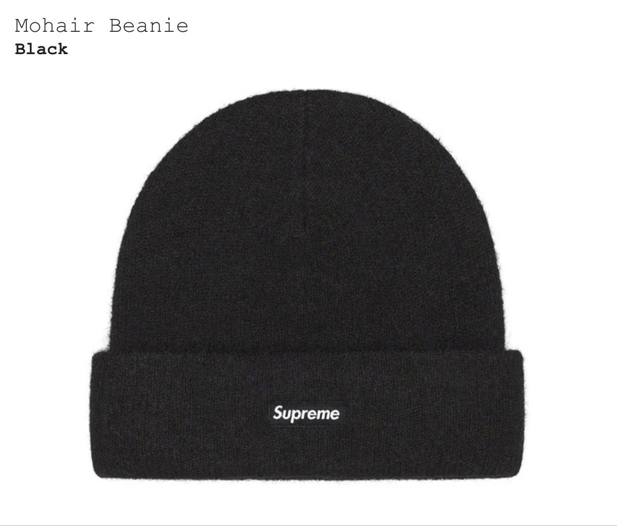 Supreme Mohair Beanie FW24 | Urban Outfitters