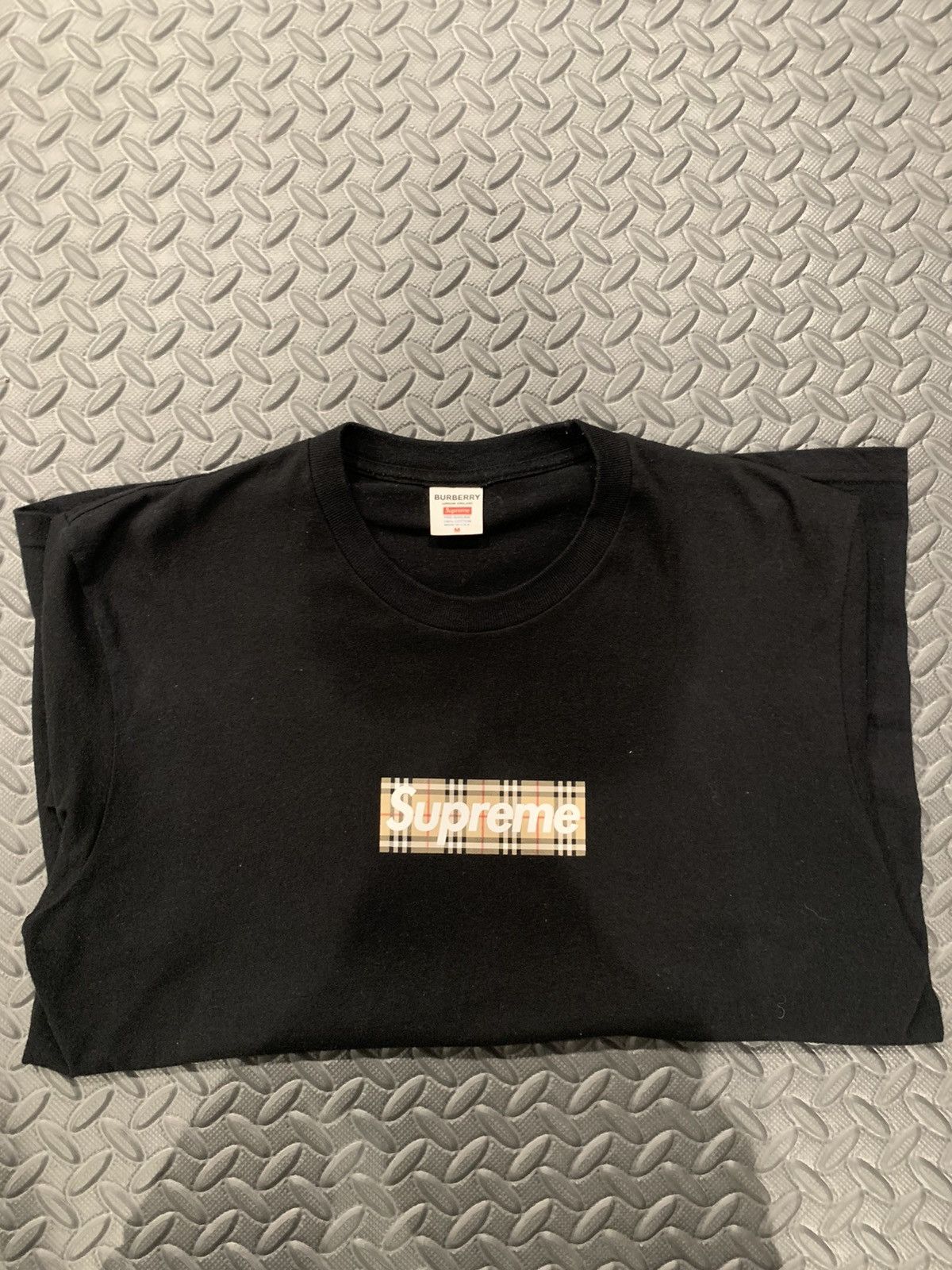 Supreme Burberry Box Logo | Grailed