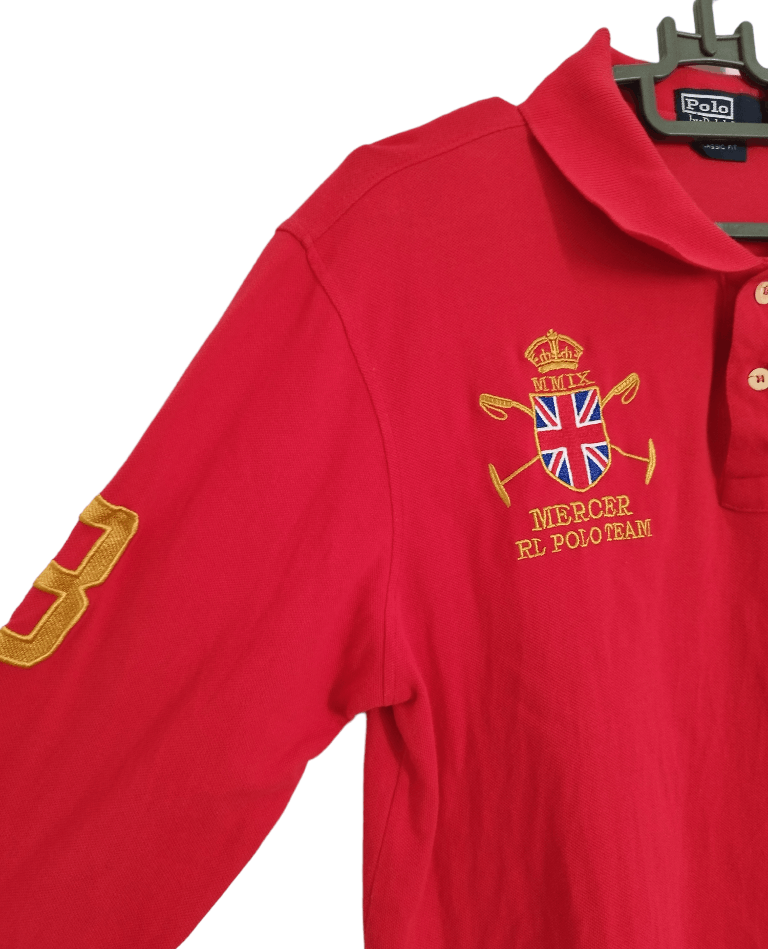 Polo Ralph Lauren Vintage Mercer Ralph Lauren Polo Team Longsleeve Size US XL / EU 56 / 4 - 4 Thumbnail