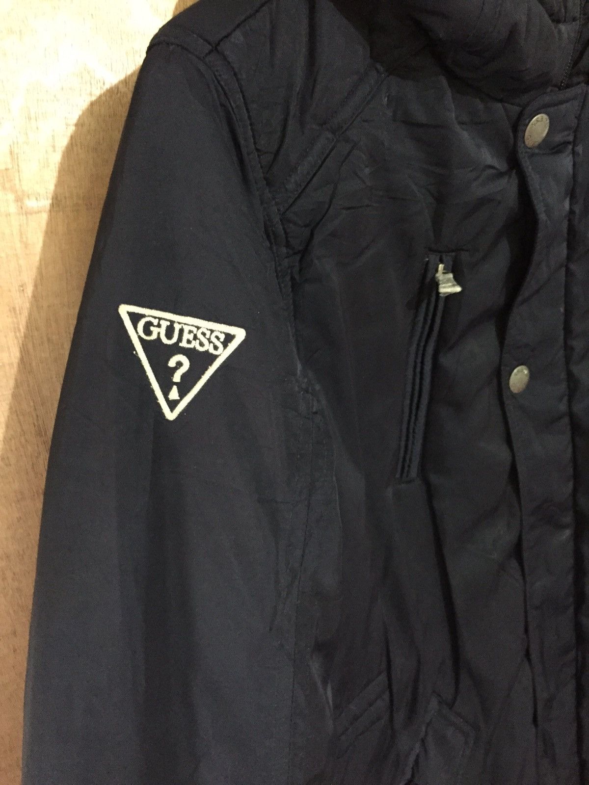 Guess Vintage 90’s Hunting Jacket Guess Hoodie Size S Size M / US 6-8 / IT 42-44 - 3 Thumbnail