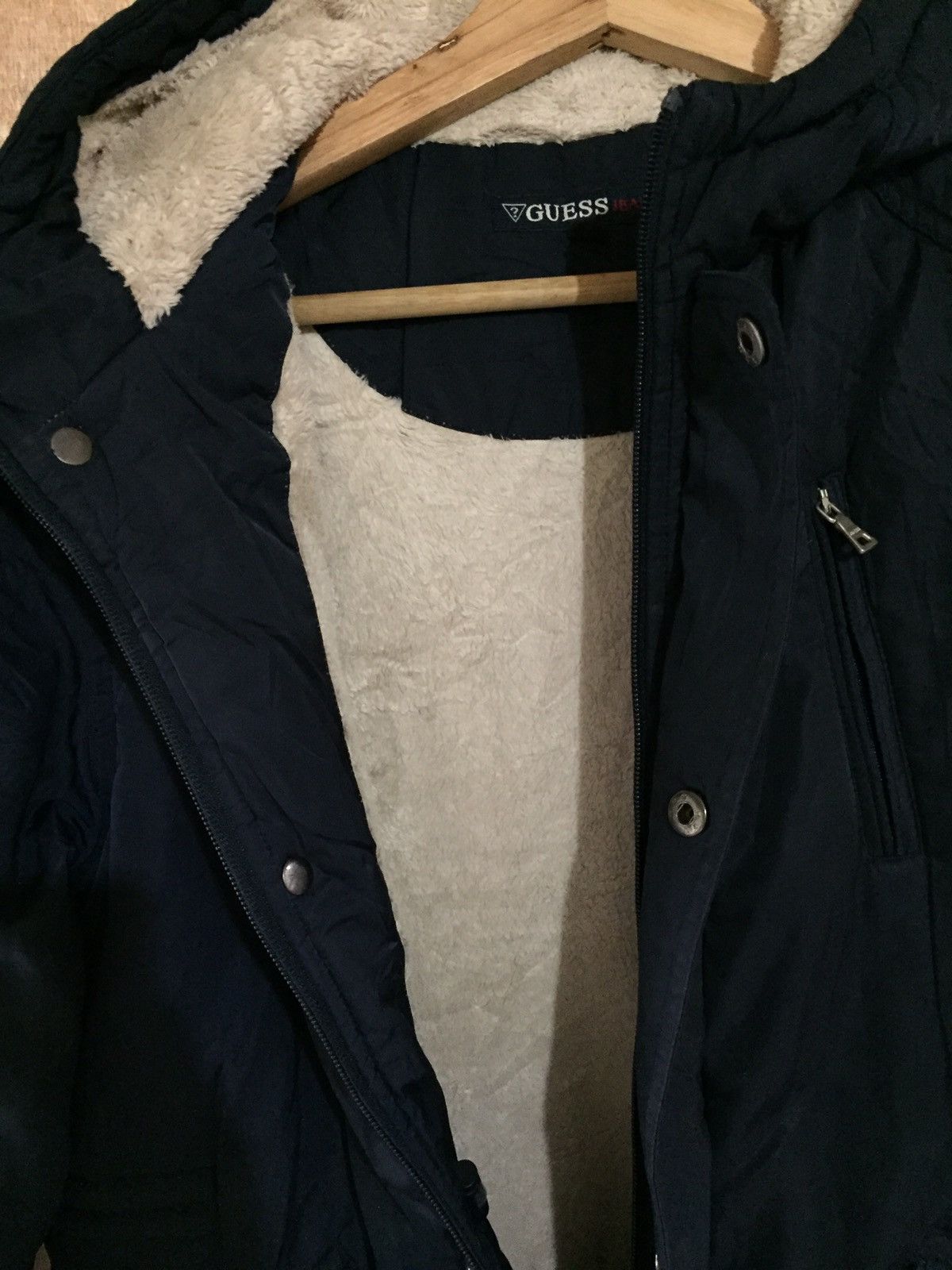 Guess Vintage 90’s Hunting Jacket Guess Hoodie Size S Size M / US 6-8 / IT 42-44 - 8 Thumbnail