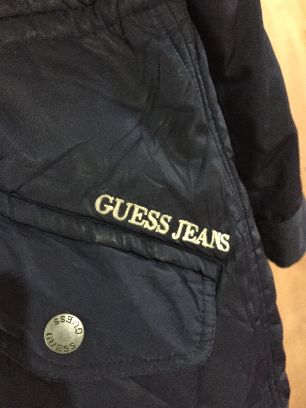 Guess Vintage 90’s Hunting Jacket Guess Hoodie Size S Size M / US 6-8 / IT 42-44 - 4 Thumbnail
