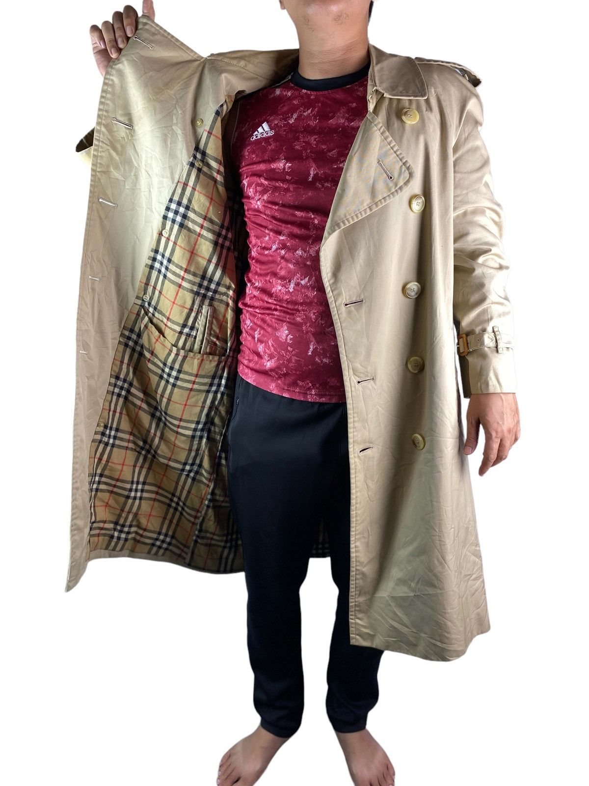 Burberry × Vintage Vtg 70s BURBERRYS exclusively made for Lane Crawford coat Size US M / EU 48-50 / 2 - 2 Thumbnail