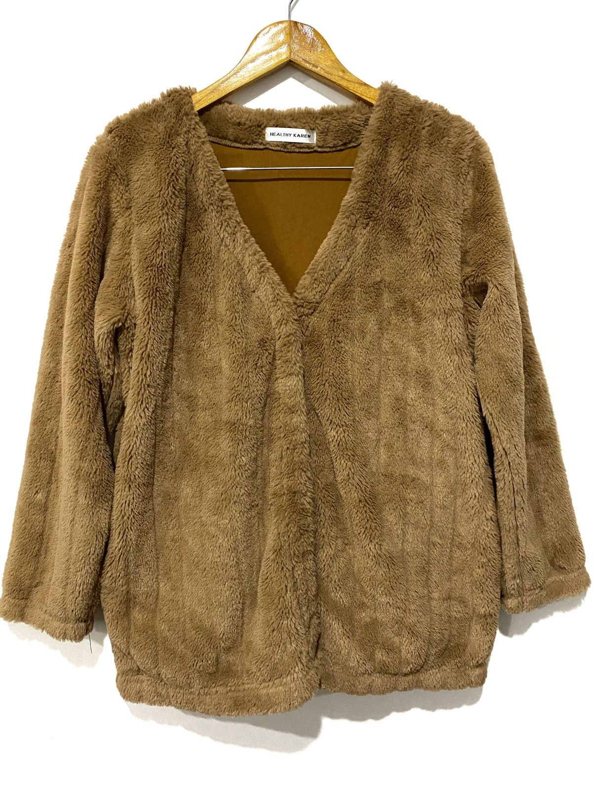 Japanese Brand 💥Healthy Karen Mink Faux Jacket nice designer Size US M / EU 48-50 / 2 - 5 Thumbnail