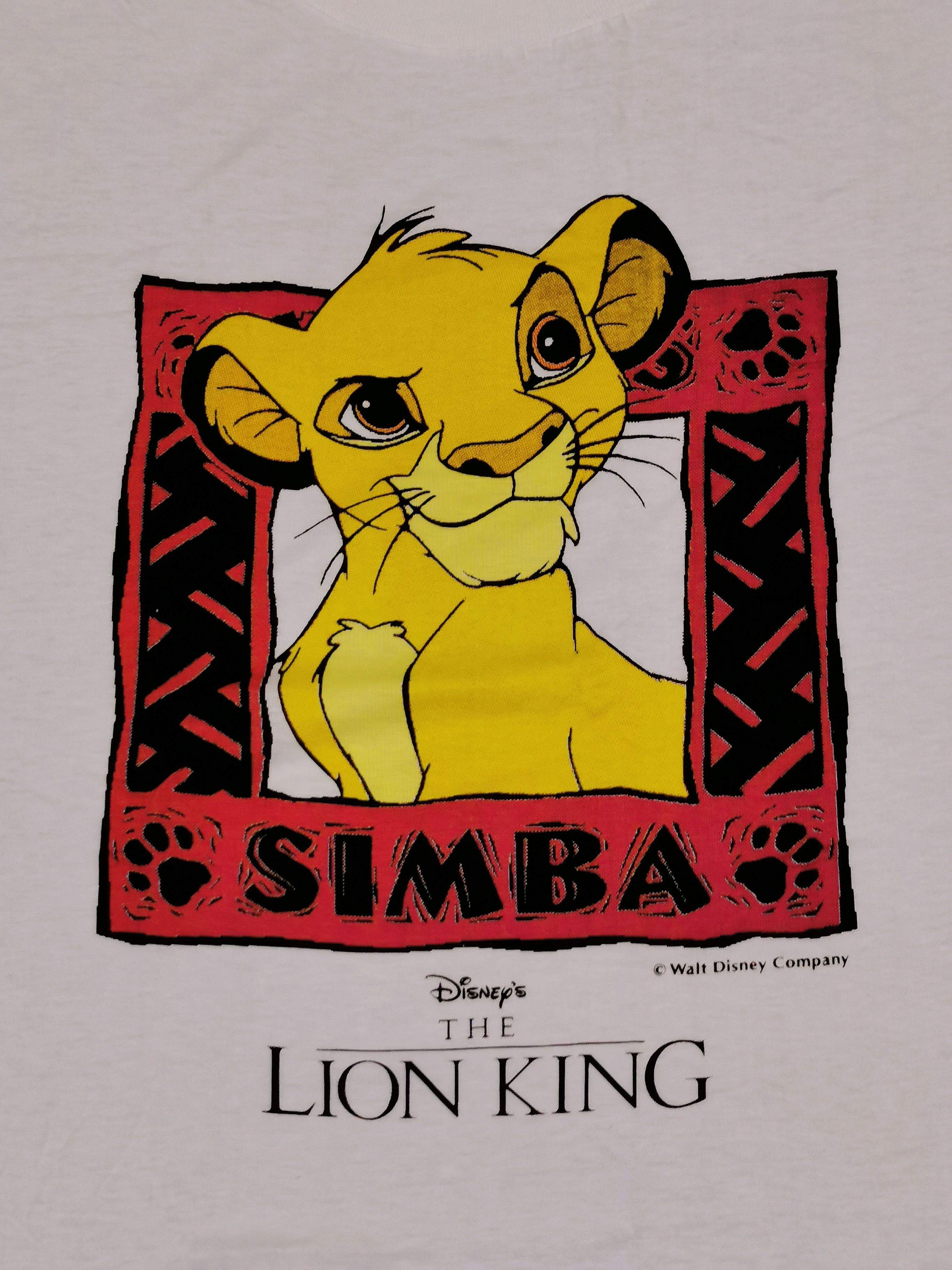 Pantalon Vintage Deadstock Disney Le Roi Lion Simba - Taille M Enfant - Neuf Avec Étiquettes