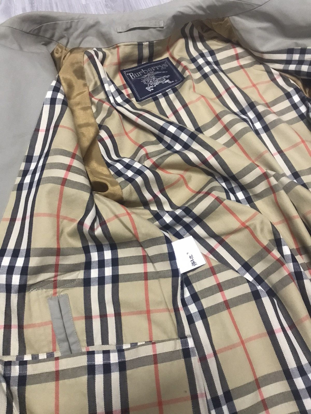 Burberry × Burberry Prorsum × Vintage Vintage Burberrys Long Coat Trench Coat NovaCheck Size US XS / EU 42 / 0 - 9 Thumbnail