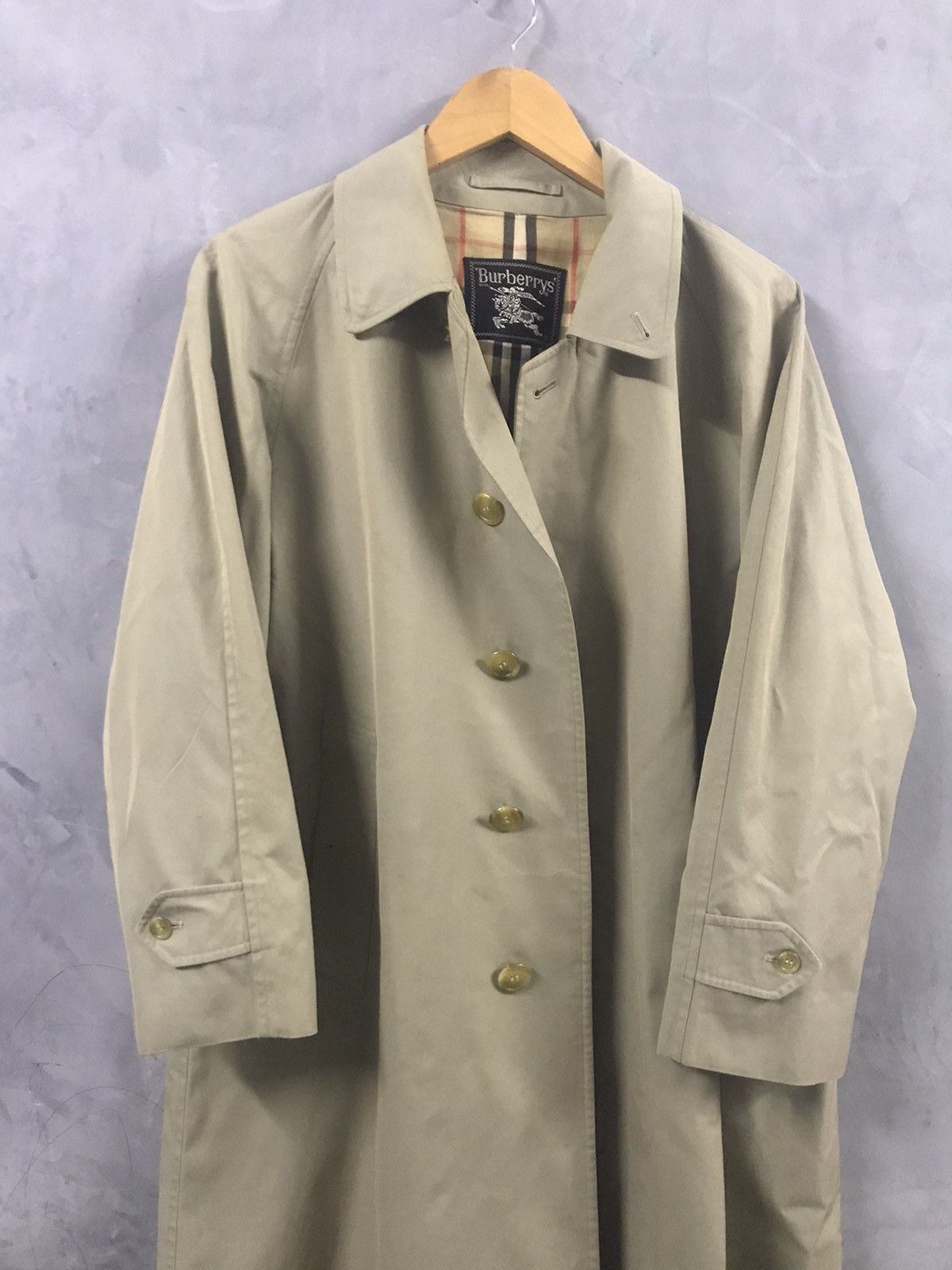 Burberry × Burberry Prorsum × Vintage Vintage Burberrys Long Coat Trench Coat NovaCheck Size US XS / EU 42 / 0 - 3 Thumbnail