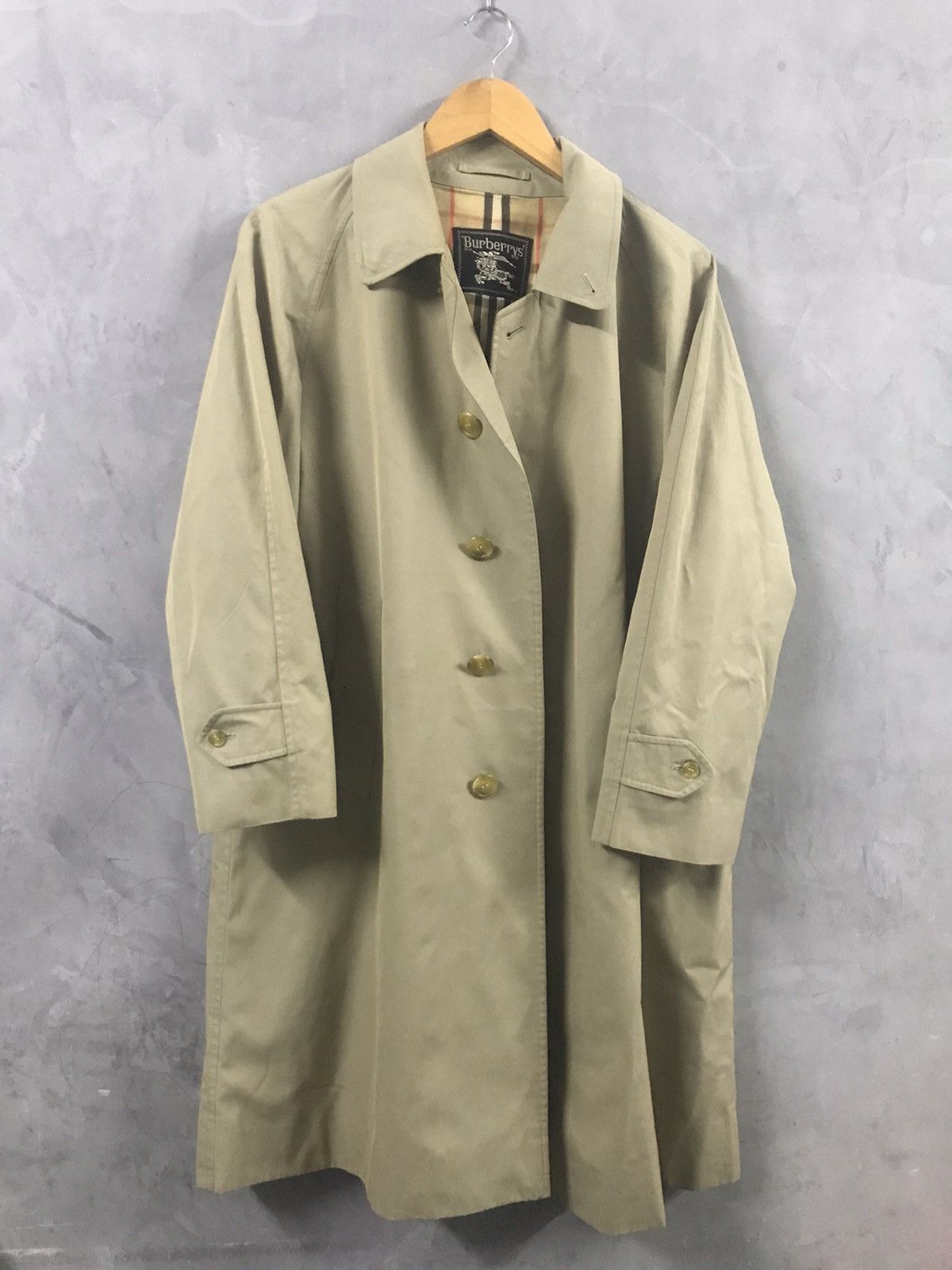 Burberry × Burberry Prorsum × Vintage Vintage Burberrys Long Coat Trench Coat NovaCheck Size US XS / EU 42 / 0 - 2 Thumbnail