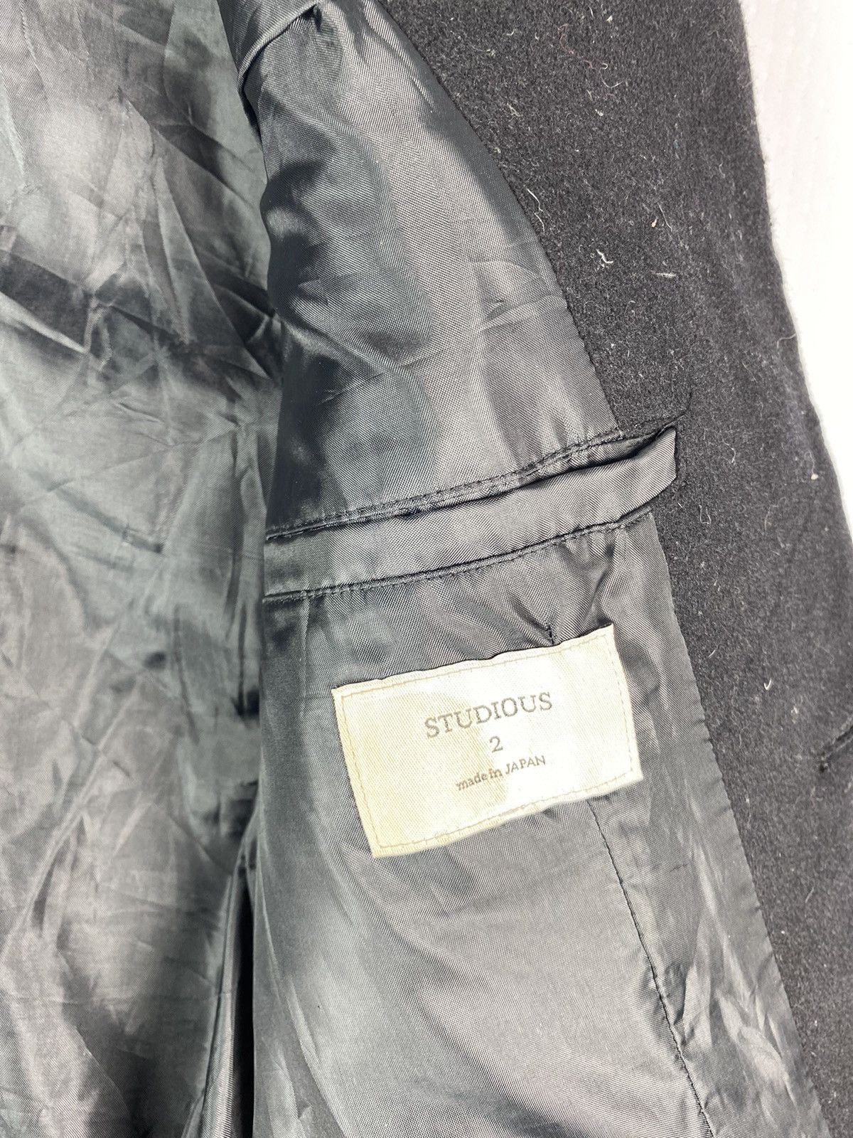 Japanese Brand × STUDIOUS Rare STUDIOUS japan designer wool coat Size US M / EU 48-50 / 2 - 5 Thumbnail
