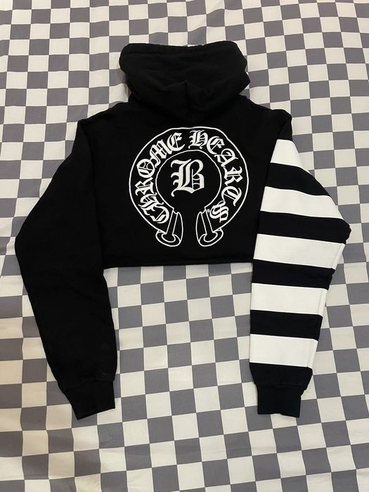 Chrome hearts best sale cropped hoodie