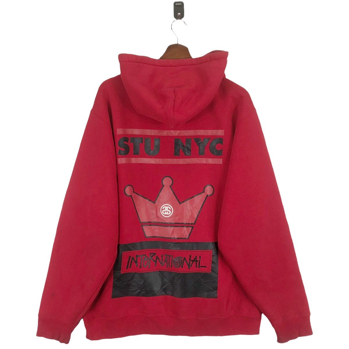 Stussy Vintage Stussy Nyc International Skateboard Hoodie Sweater Size US L / EU 52-54 / 3 - 1 Thumbnail