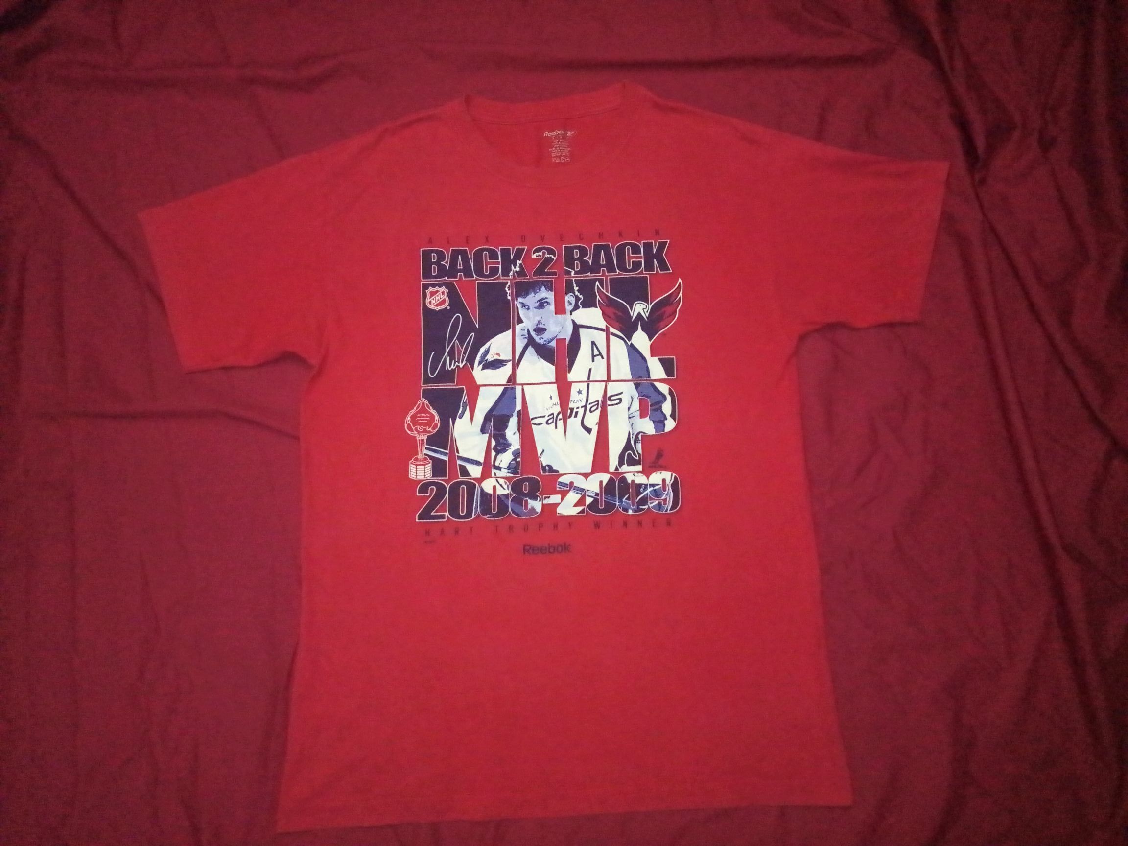 NHL Reebok NHL Washington Capital Alex Ovechkin Size US M / EU 48-50 / 2 - 2 Thumbnail