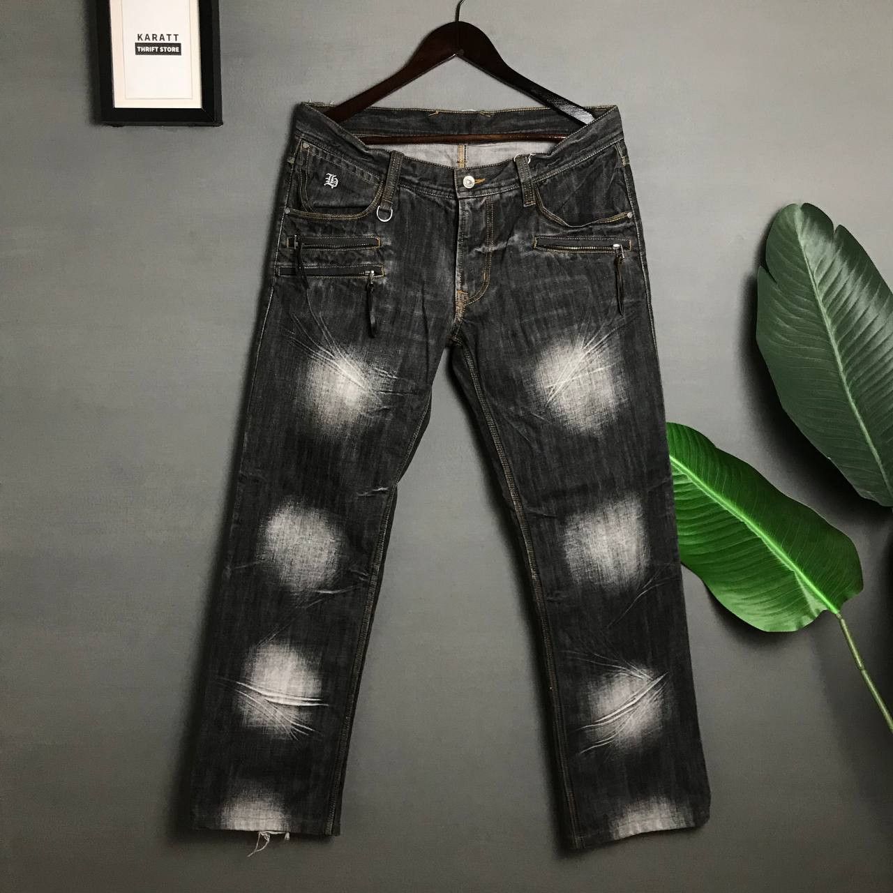 HIDEAWAYS × Japanese Brand Nicole Hideaways Multipocket Faded Jeans Size US 34 / EU 50 - 3 Thumbnail