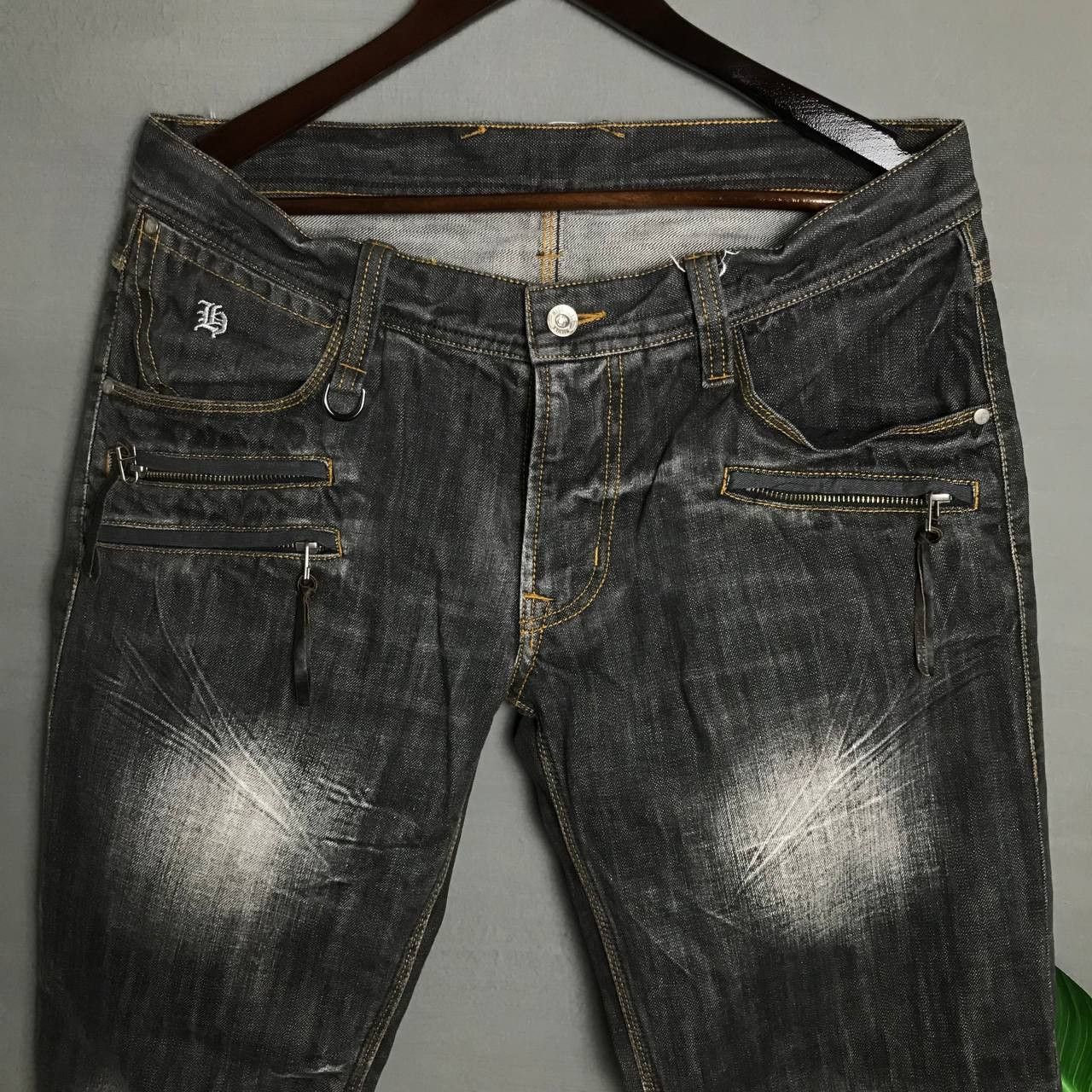 HIDEAWAYS × Japanese Brand Nicole Hideaways Multipocket Faded Jeans Size US 34 / EU 50 - 6 Thumbnail