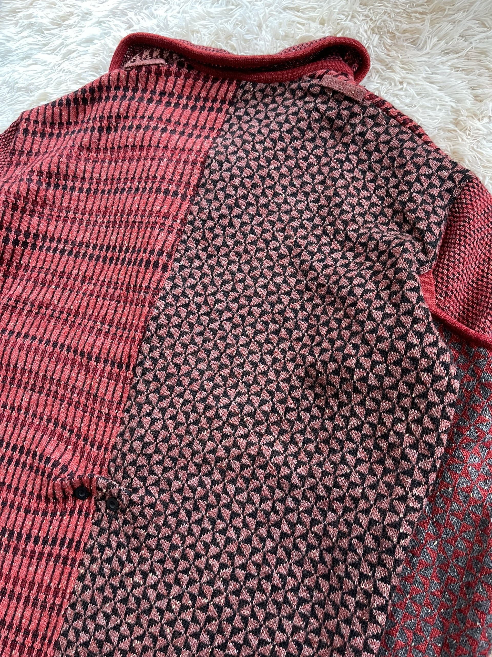Kansai Yamamoto RARE SAMPLE Kansai Yamamoto 1980's Ethnic Knit Coat Size US L / EU 52-54 / 3 - 13 Thumbnail