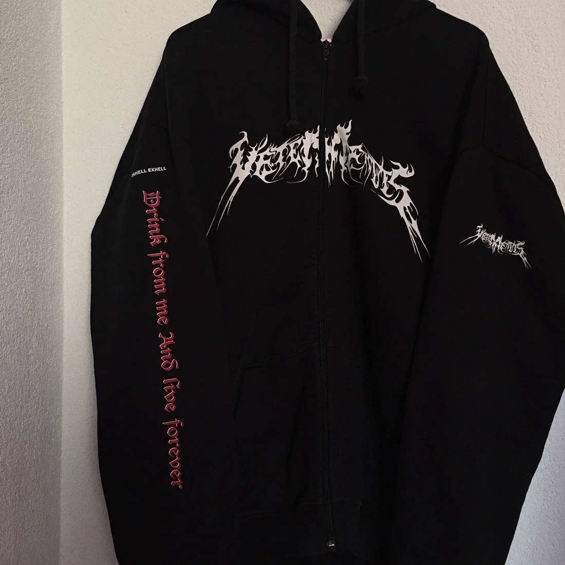 VETEMENTS 17AW TFD ZIP UP Hoodie パーカー