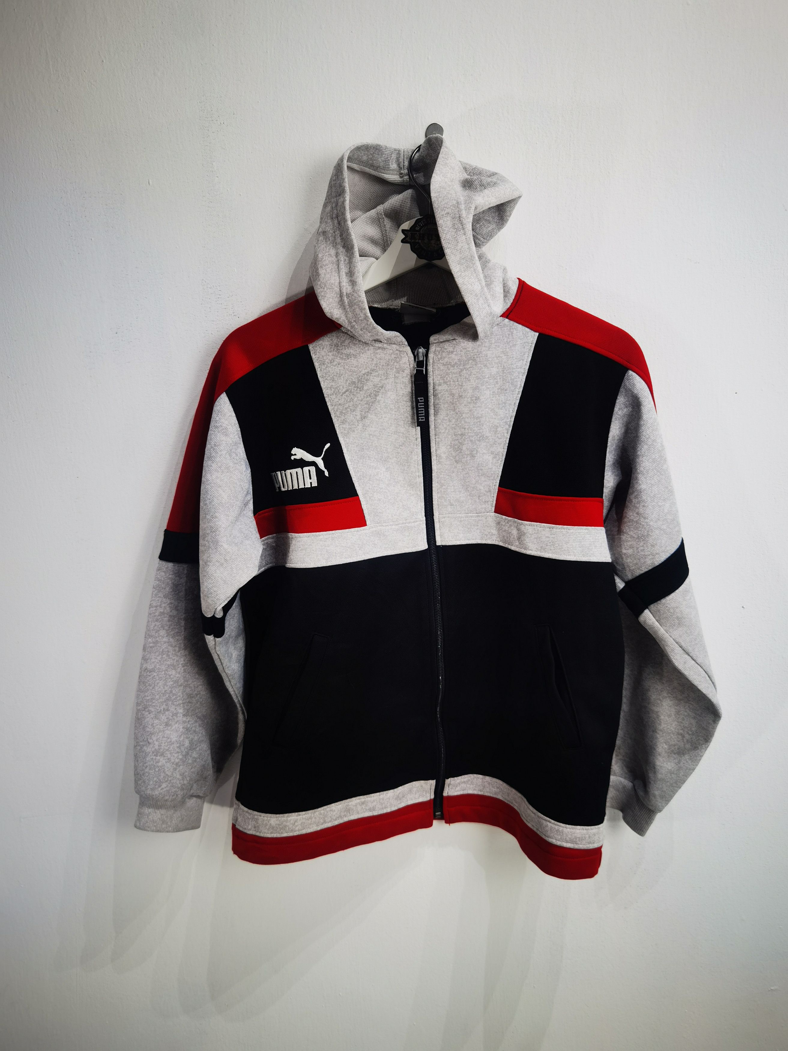 Puma × Vintage Vintage Puma Track top with hoodie | Grailed