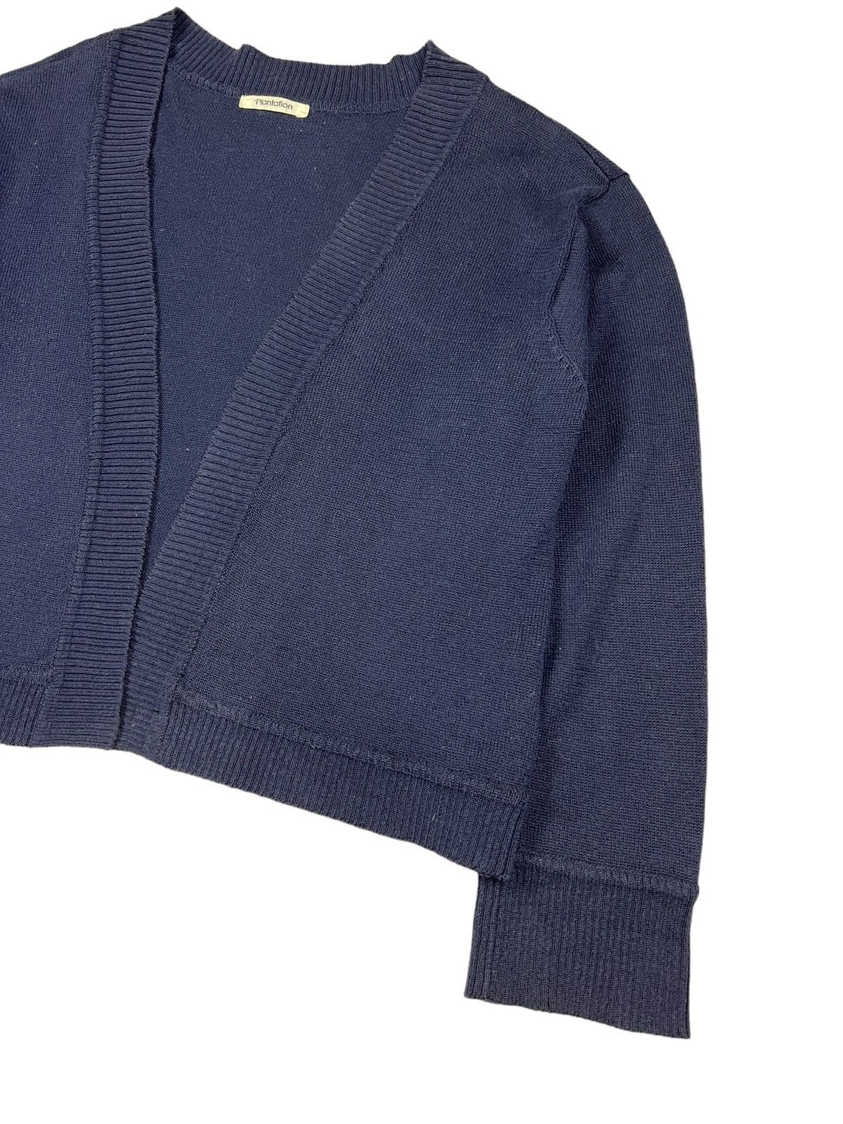 Issey Miyake Plantation by Issey Miyake Buttonless Knit Cardigan Size US M / EU 48-50 / 2 - 2 Thumbnail
