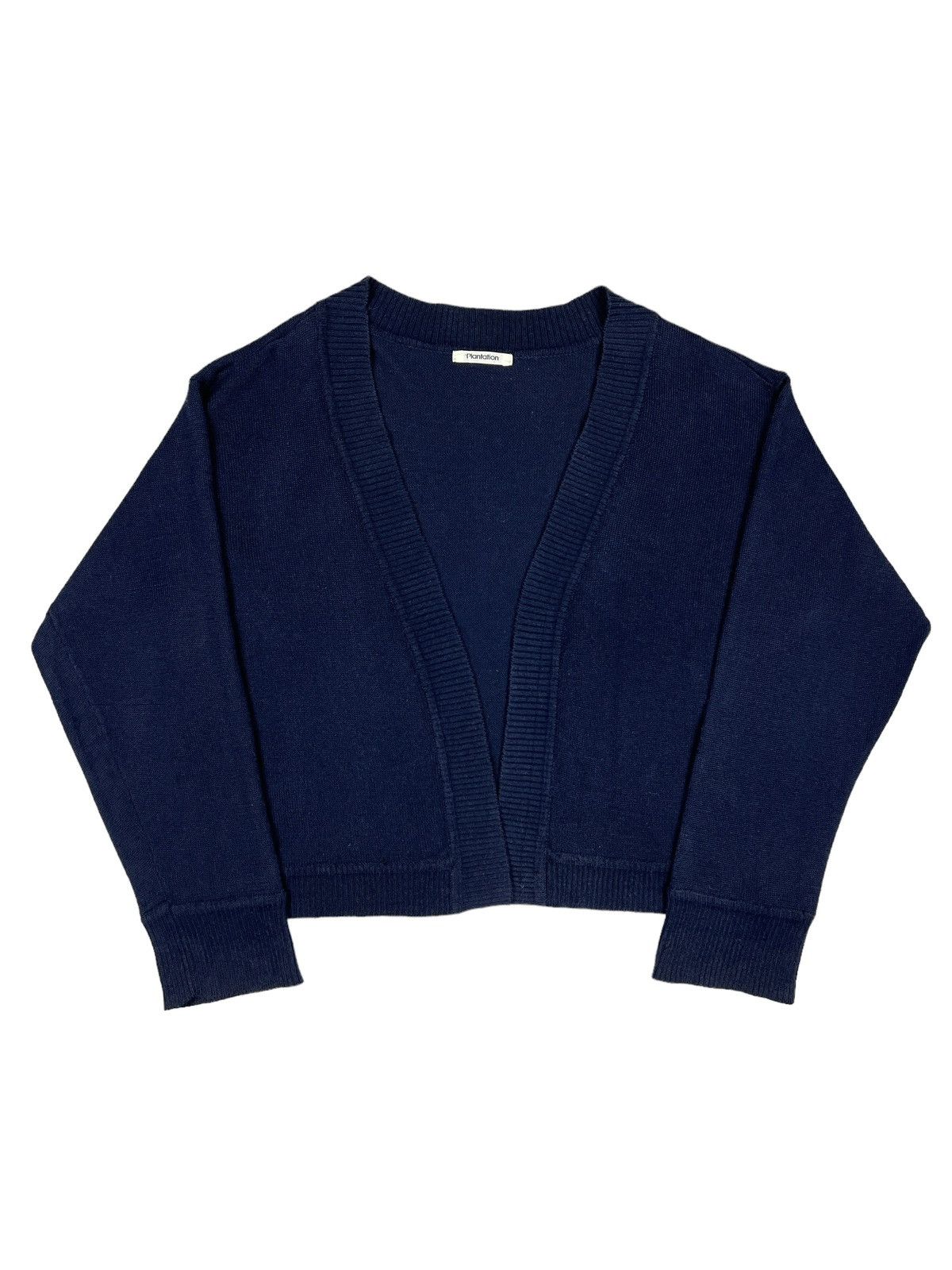 Issey Miyake Plantation by Issey Miyake Buttonless Knit Cardigan Size US M / EU 48-50 / 2 - 1 Thumbnail