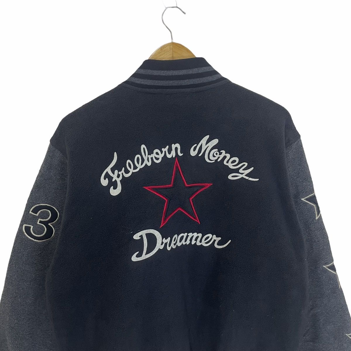 Beauty Beast × Hysteric Glamour 💥Freeborn Money by Dog Cigar Bomber Varsity Jacket Size US M / EU 48-50 / 2 - 9 Thumbnail